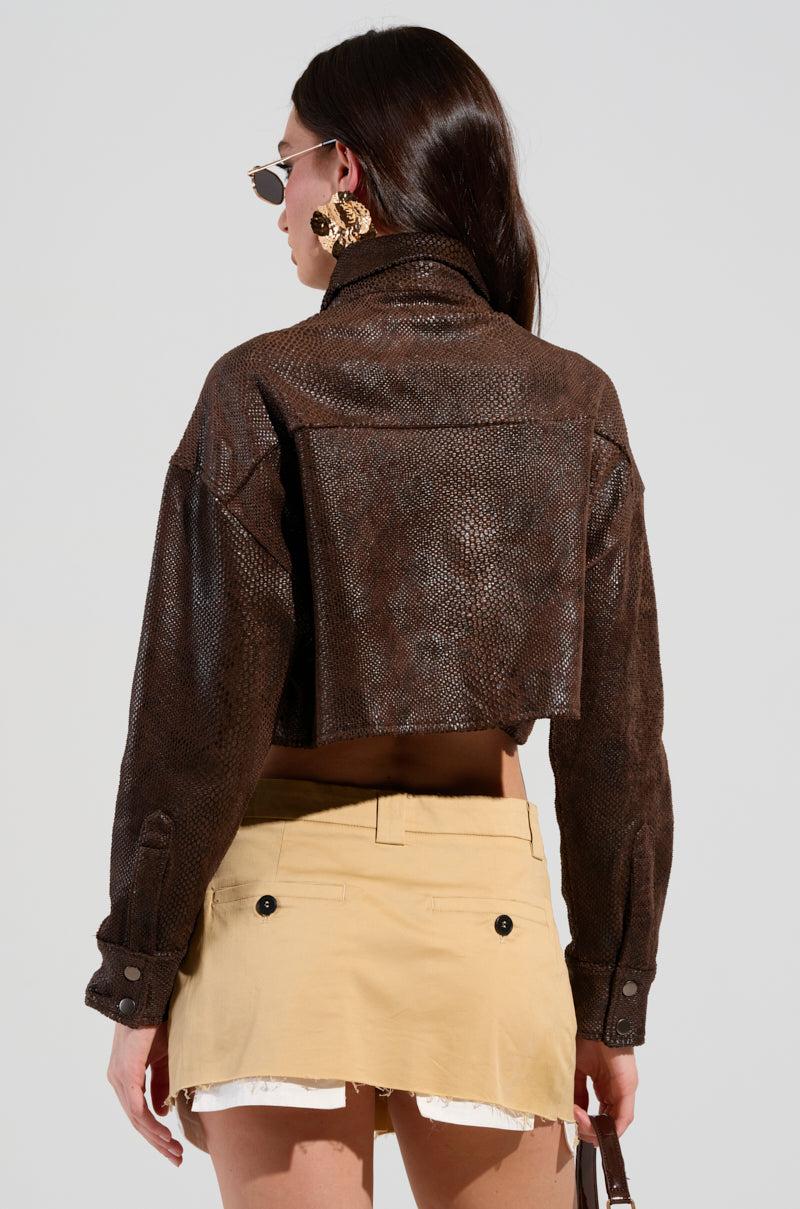 TOO DEEP CROCODILE BUTTON DOWN Product Image