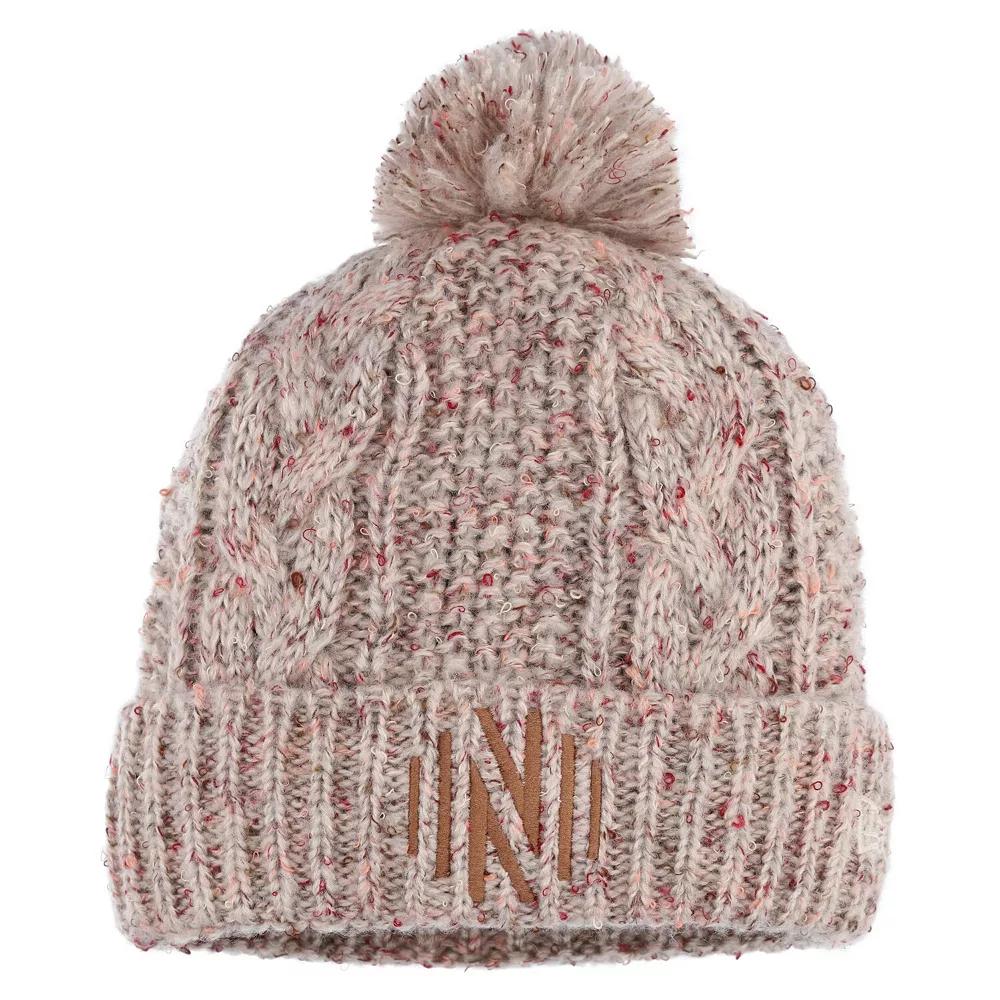 Women's New Era Tan Nashville SC Cuffed Knit Hat with Pom, Mls Team Product Image