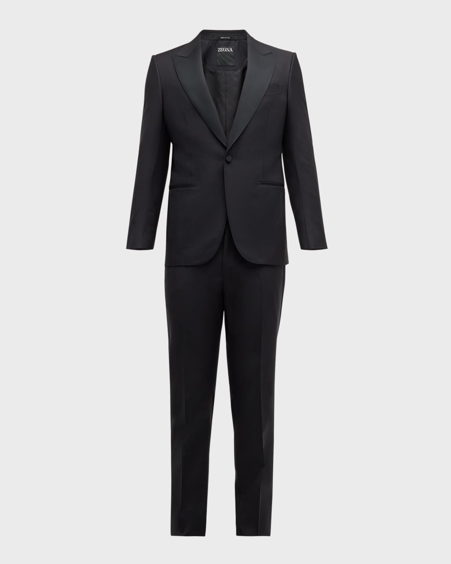 Men's Wool-Mohair Solid Tuxedo Product Image