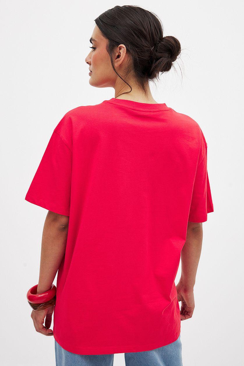 Round Neck Oversized Tee Product Image