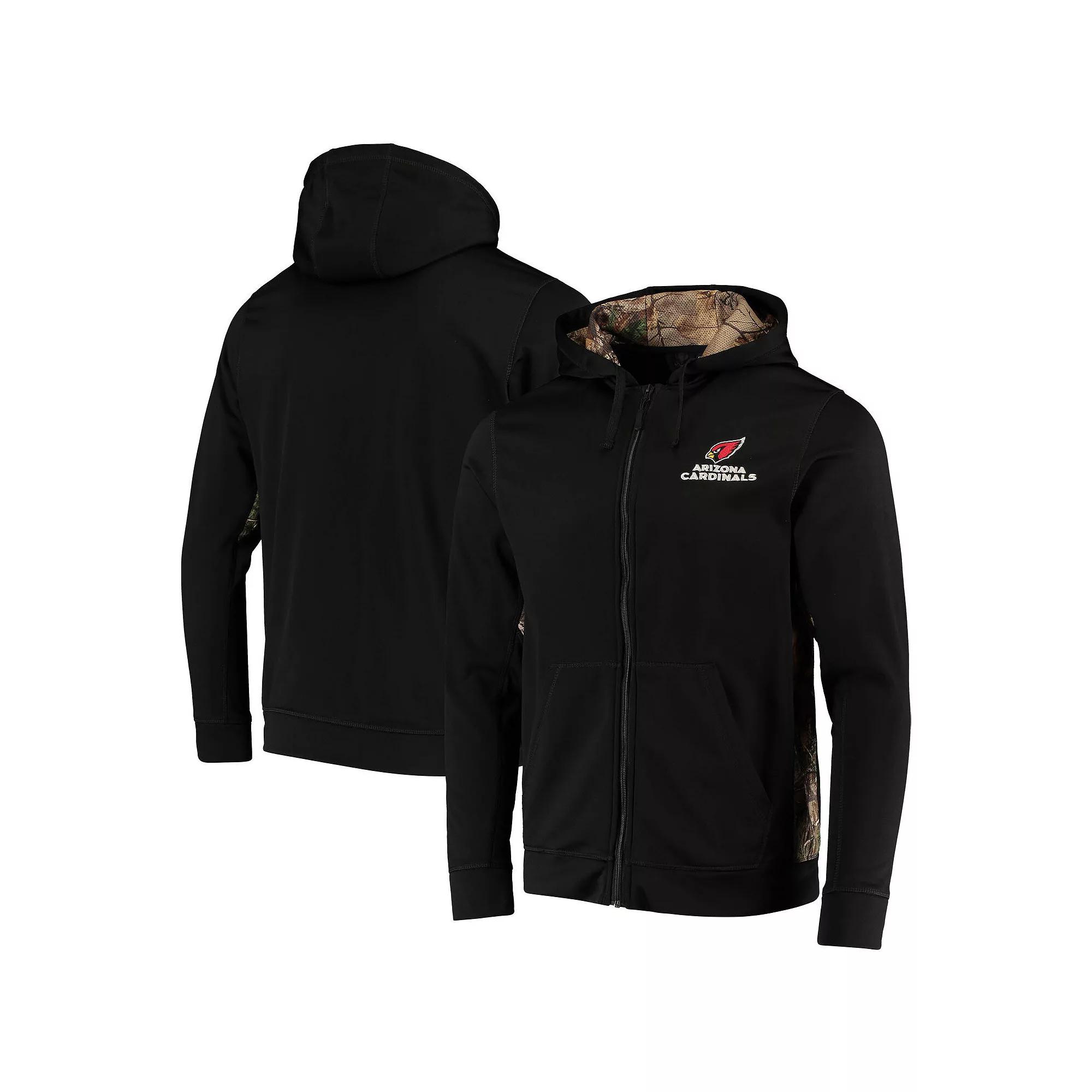 Men's Dunbrooke Black/Realtree Camo Arizona Cardinals Decoy Tech Fleece Full-Zip Hoodie,  Product Image