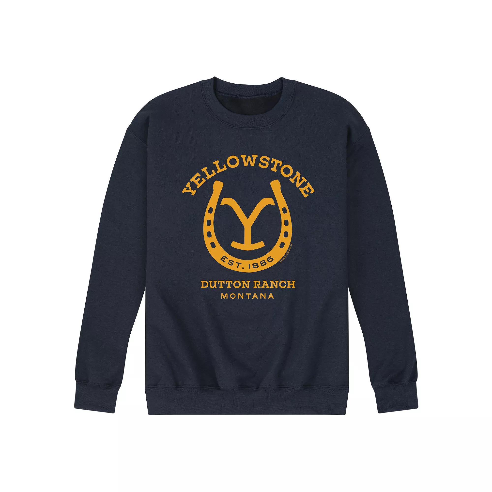 Men's Yellowstone Horseshoe Sweatshirt,  Product Image