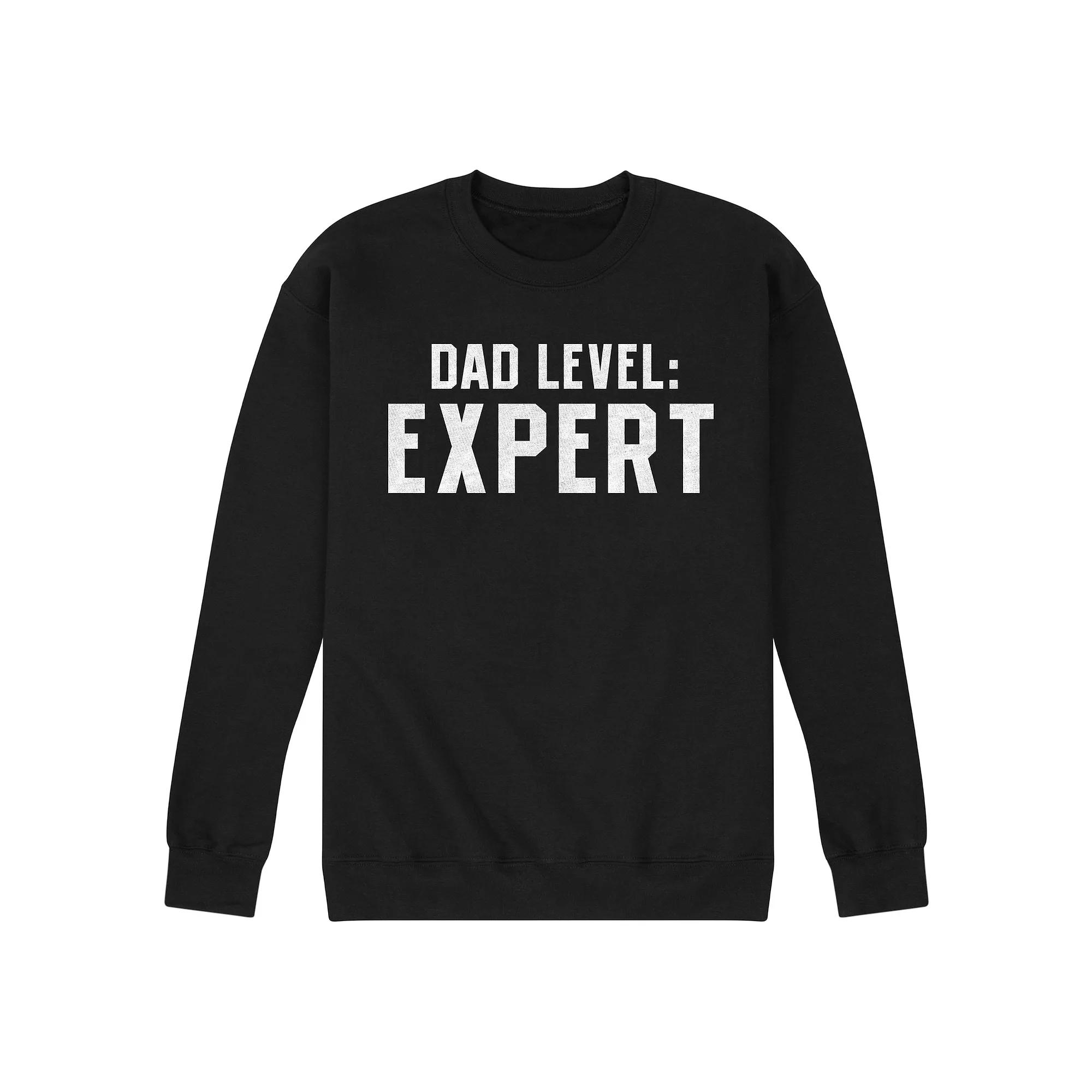 Men's Dad Level Expert Fleece Sweatshirt,  Product Image