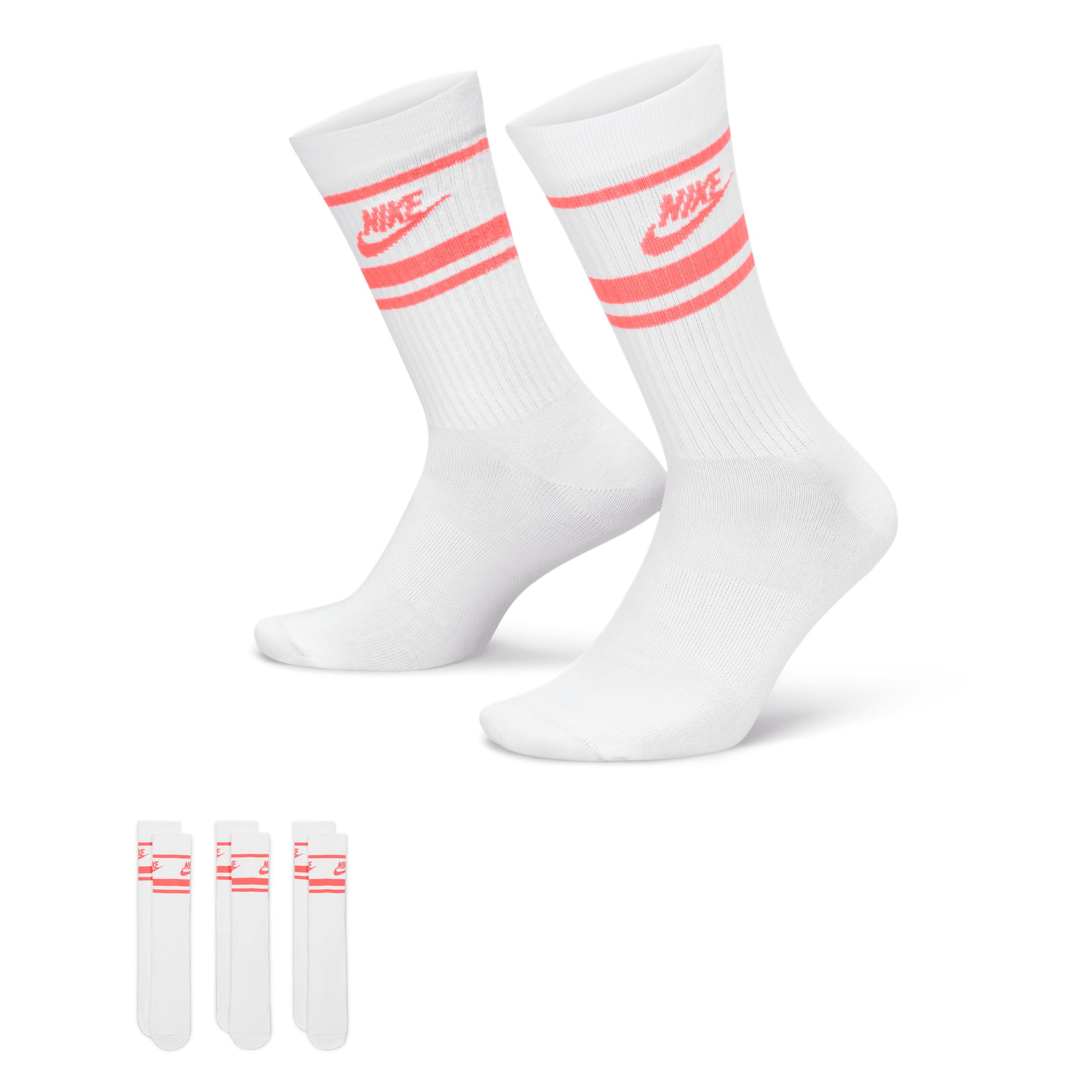 Unisex Nike Sportswear Dri-FIT Everyday Essential Crew Socks (3 Pairs) | DX5089-100 Product Image