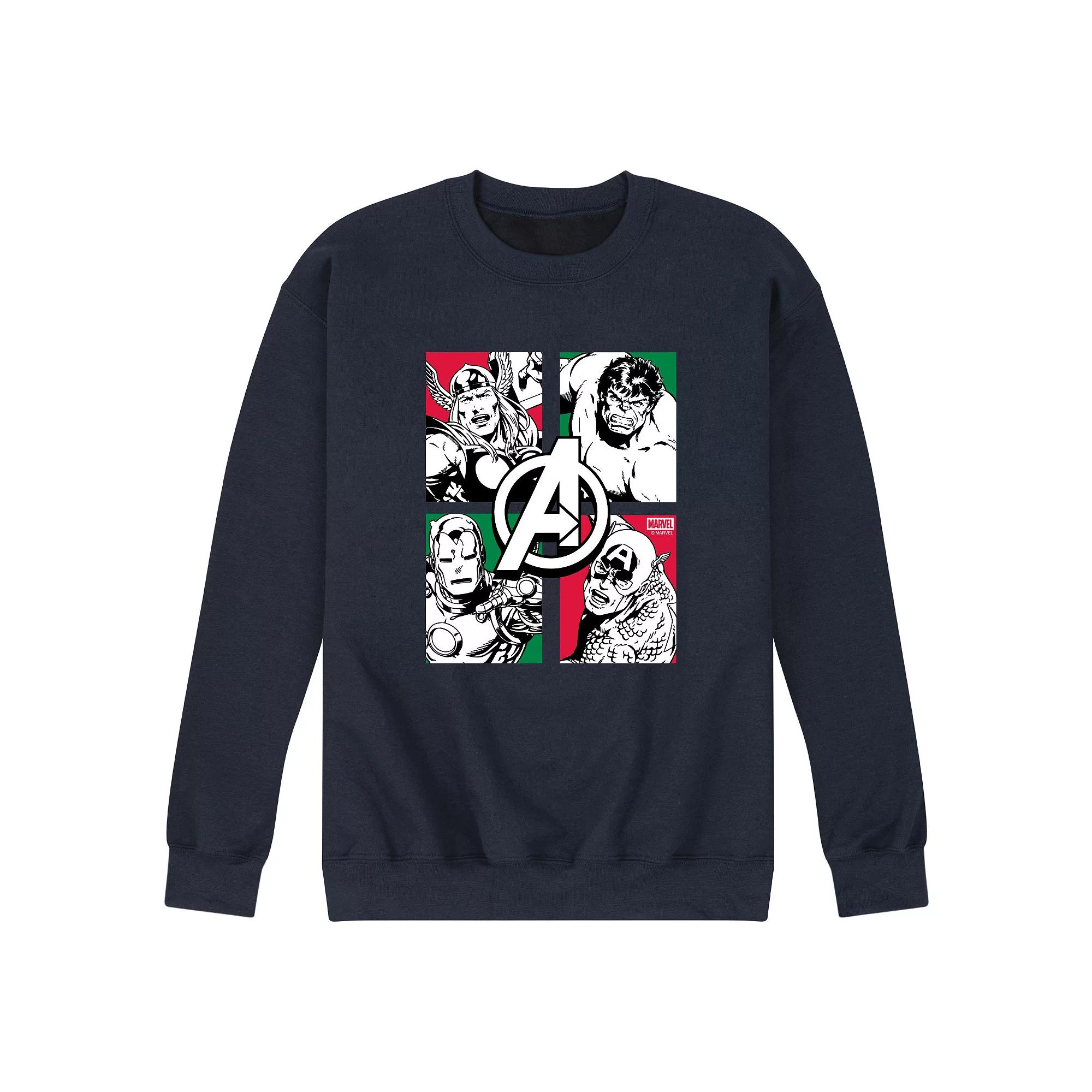 Men's The Avengers Christmas Fleece Sweatshirt,  Product Image