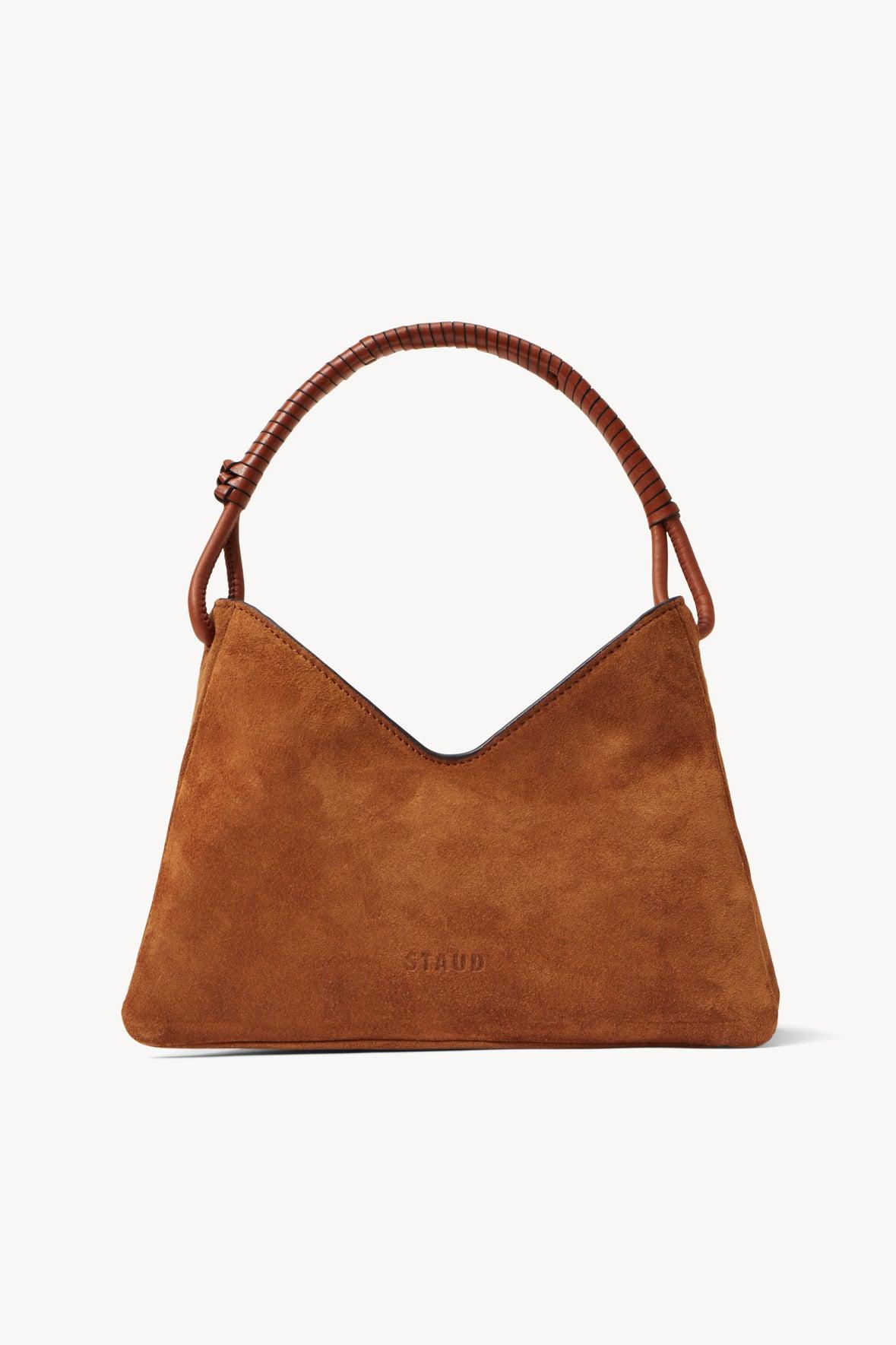 VALERIE SHOULDER BAG | TAN SUEDE Product Image