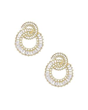 Ettika Rotating Circles Crystal Earrings Product Image