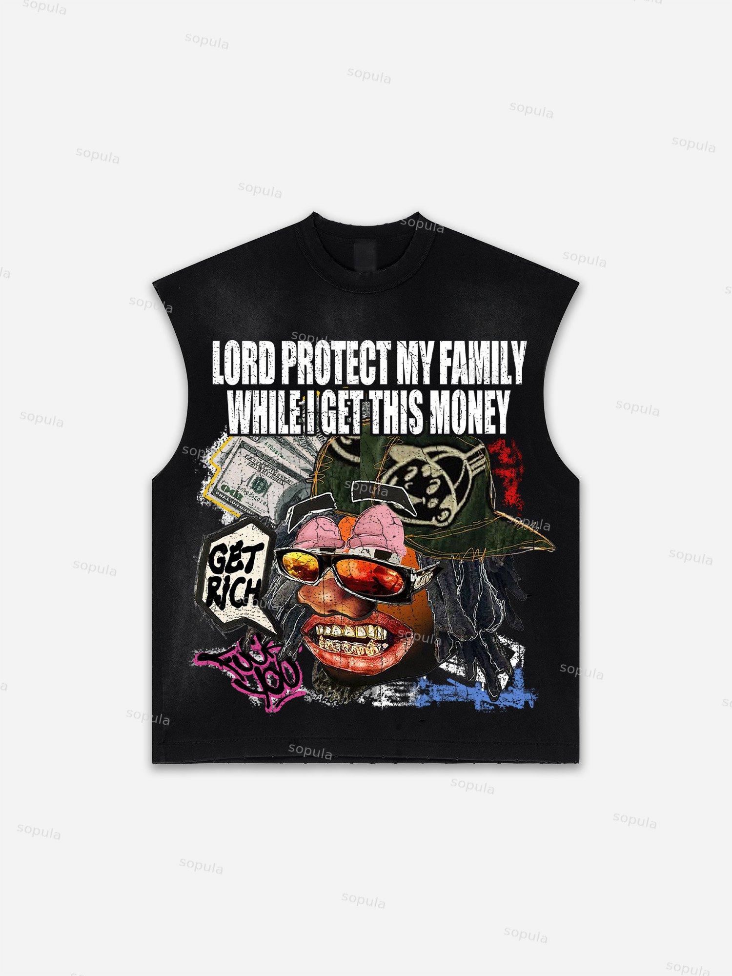 Men's Washed Boxer Boys Graphic Print Tank Top Product Image