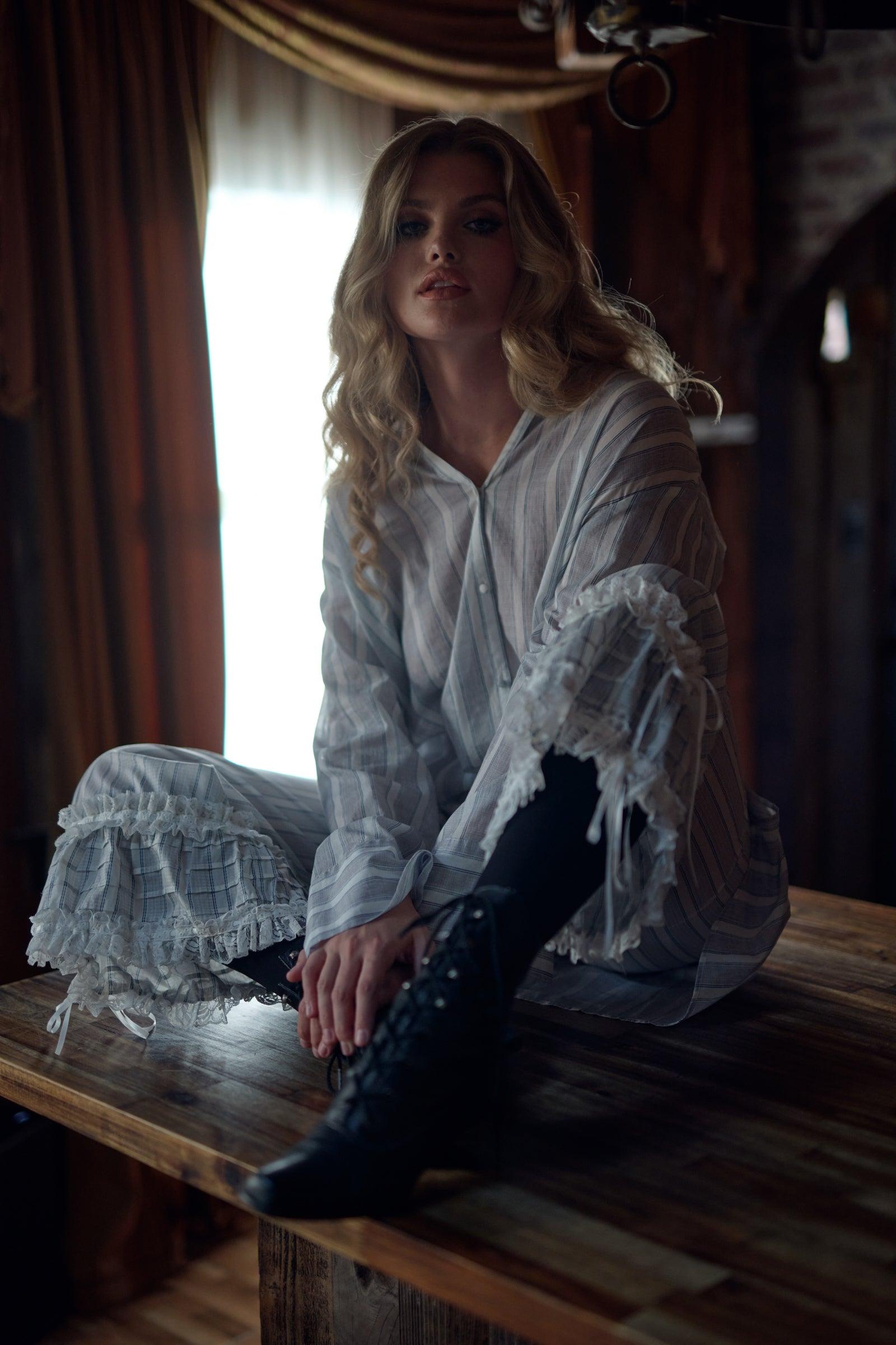 The Lake Stripe Pantalettes Product Image