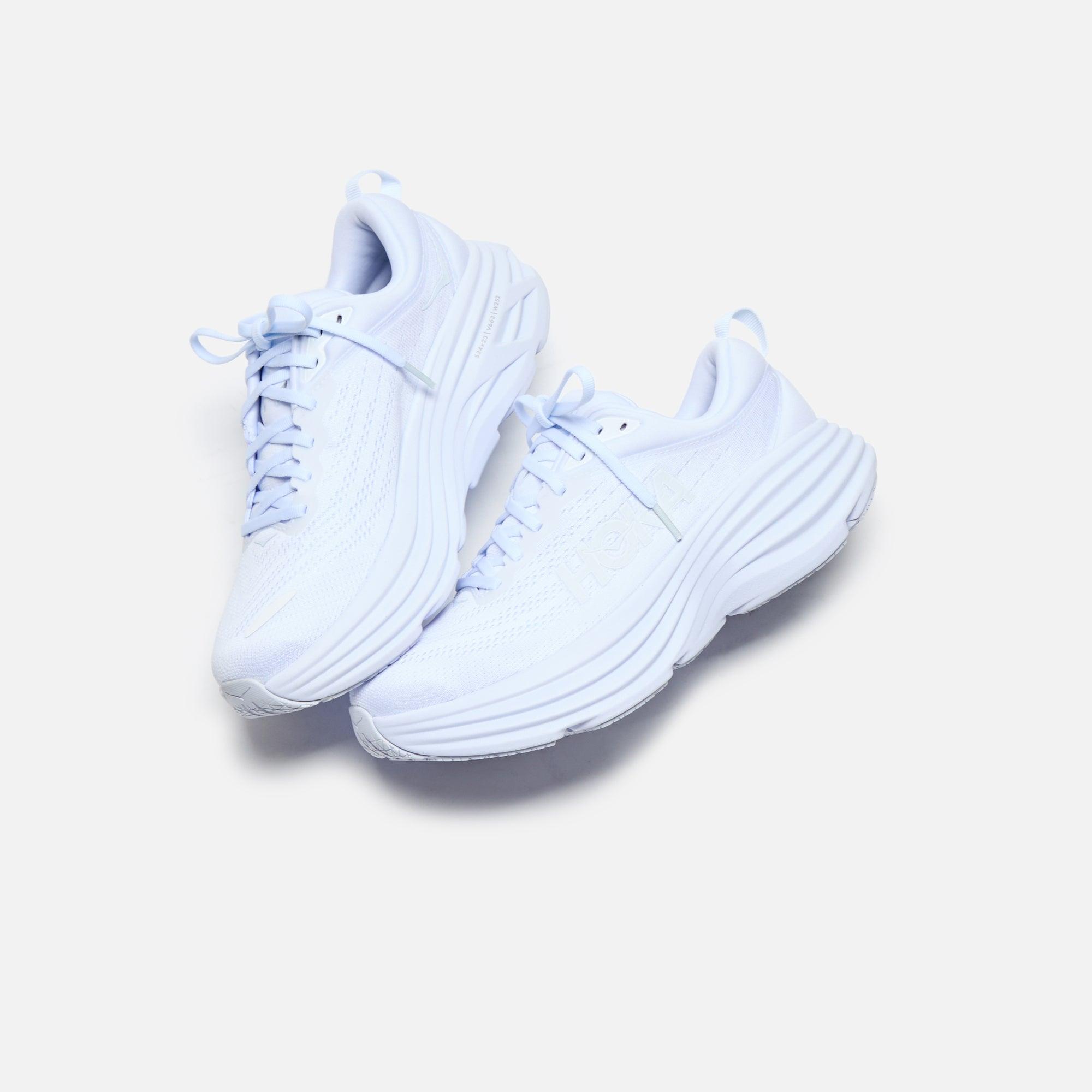 HOKA WMNS Bondi 8 - White / White Female Product Image