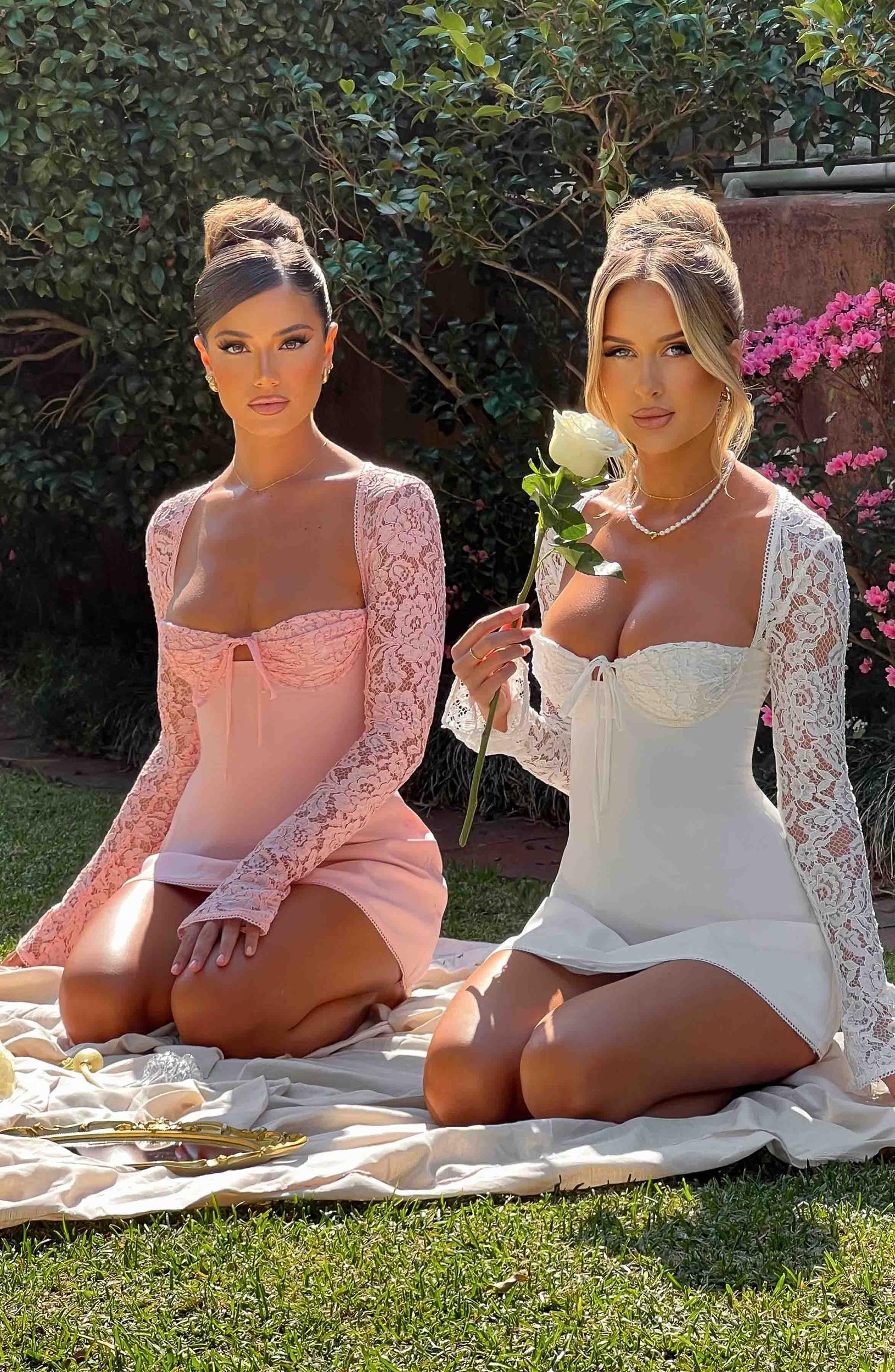 Jacinta Mini Dress - Ivory Product Image