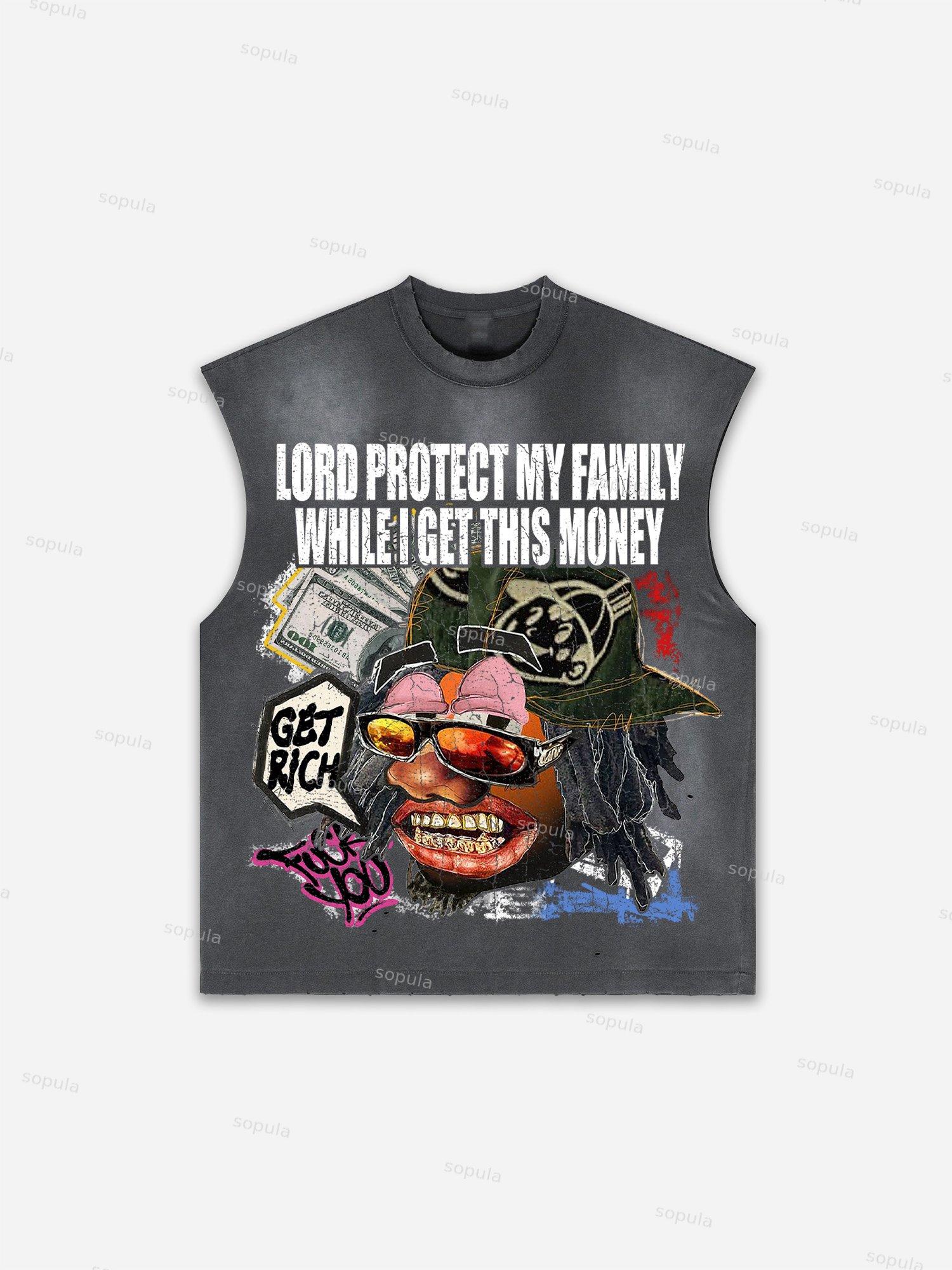 Men's Washed Boxer Boys Graphic Print Tank Top Product Image