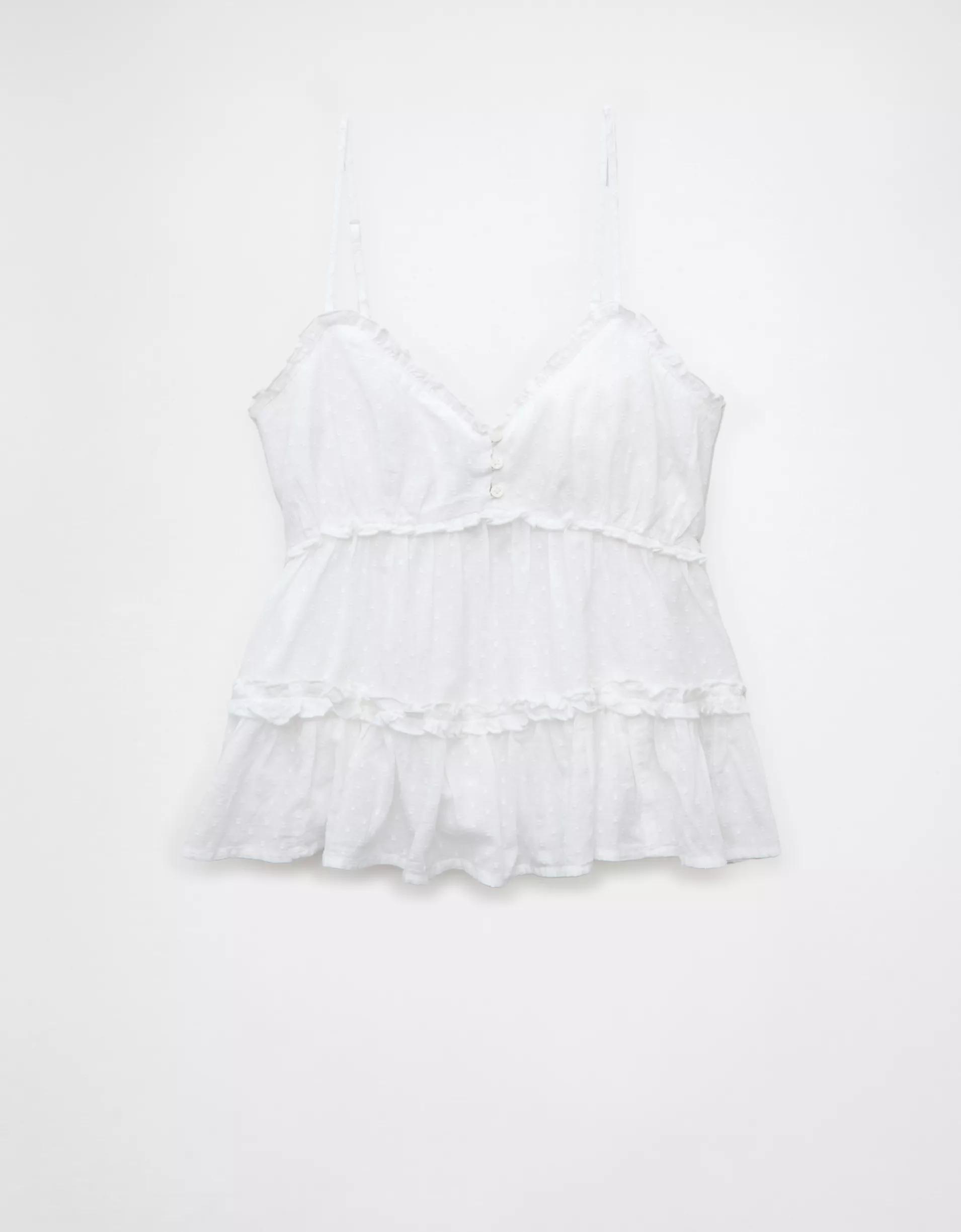 AE Ruffle Babydoll Tank Top Product Image