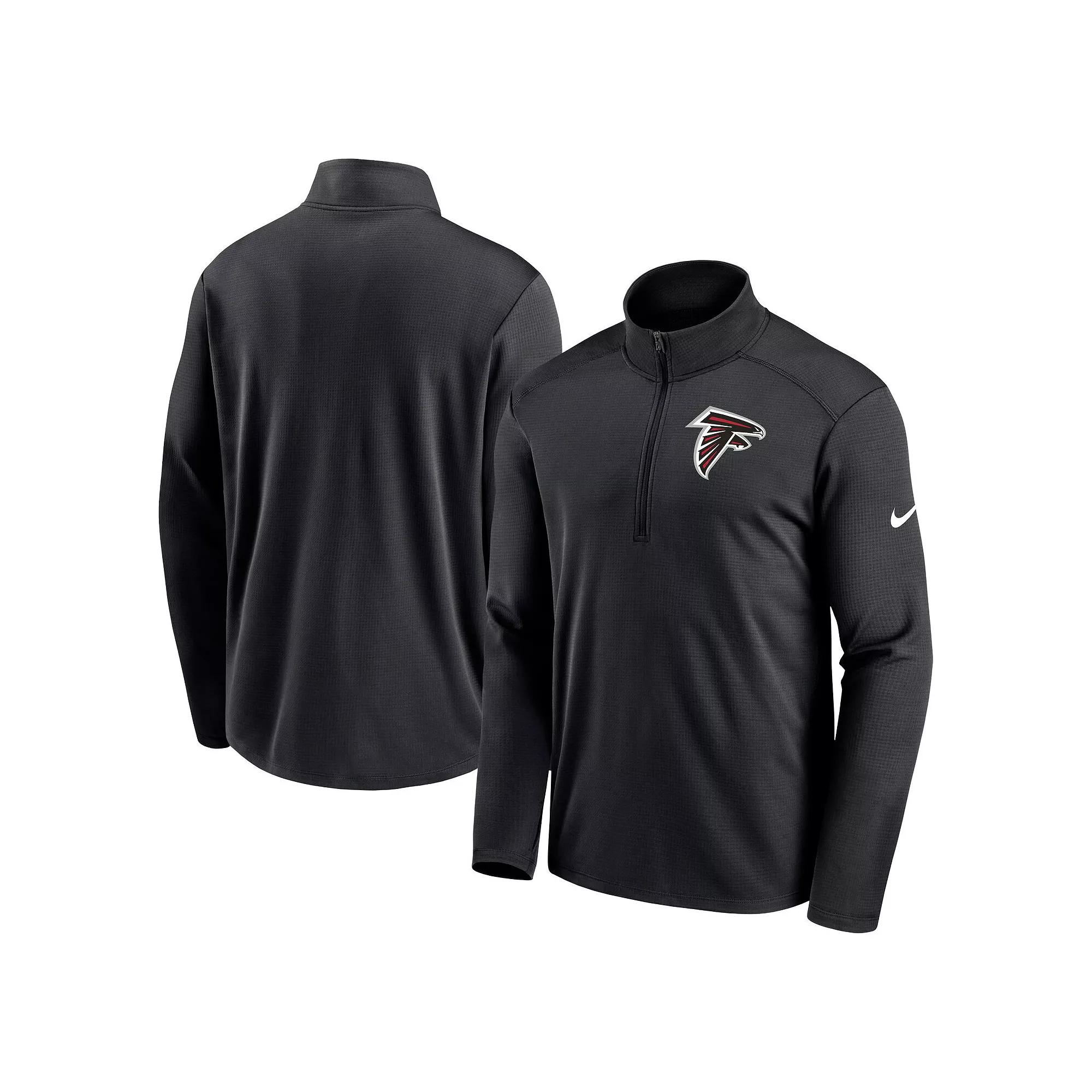 Mens Nike Anthracite Los Angeles Chargers Logo Pacer Performance Half-Zip Jacket Product Image