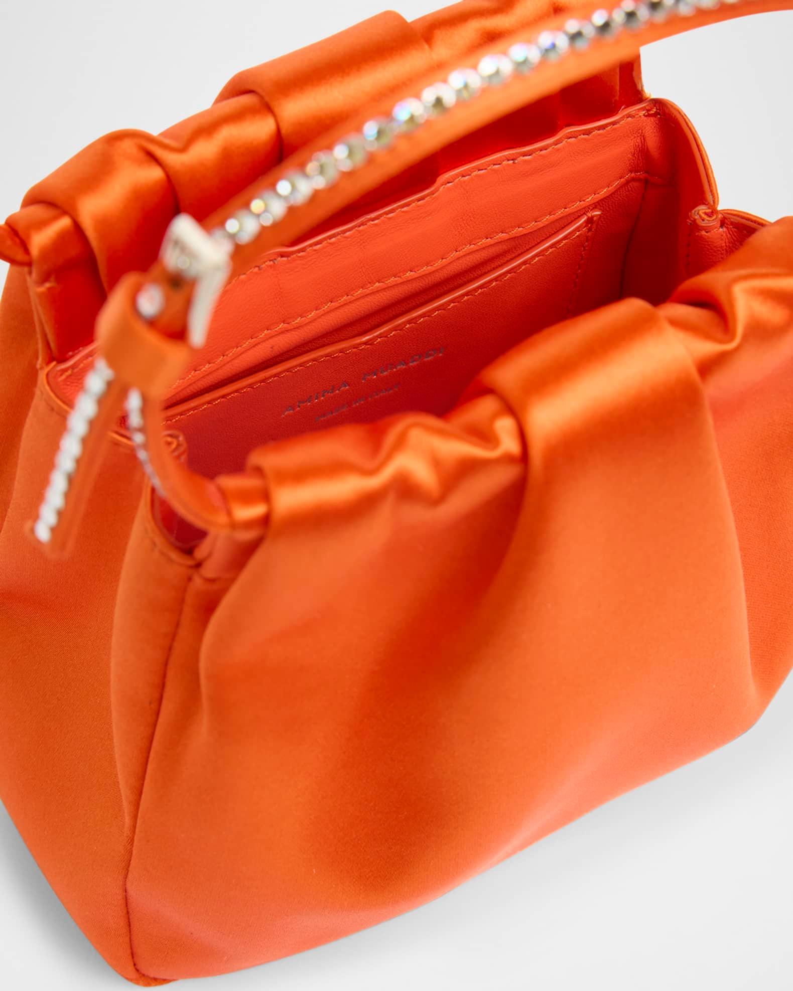 Vittoria Crystal Satin Bucket Bag Product Image