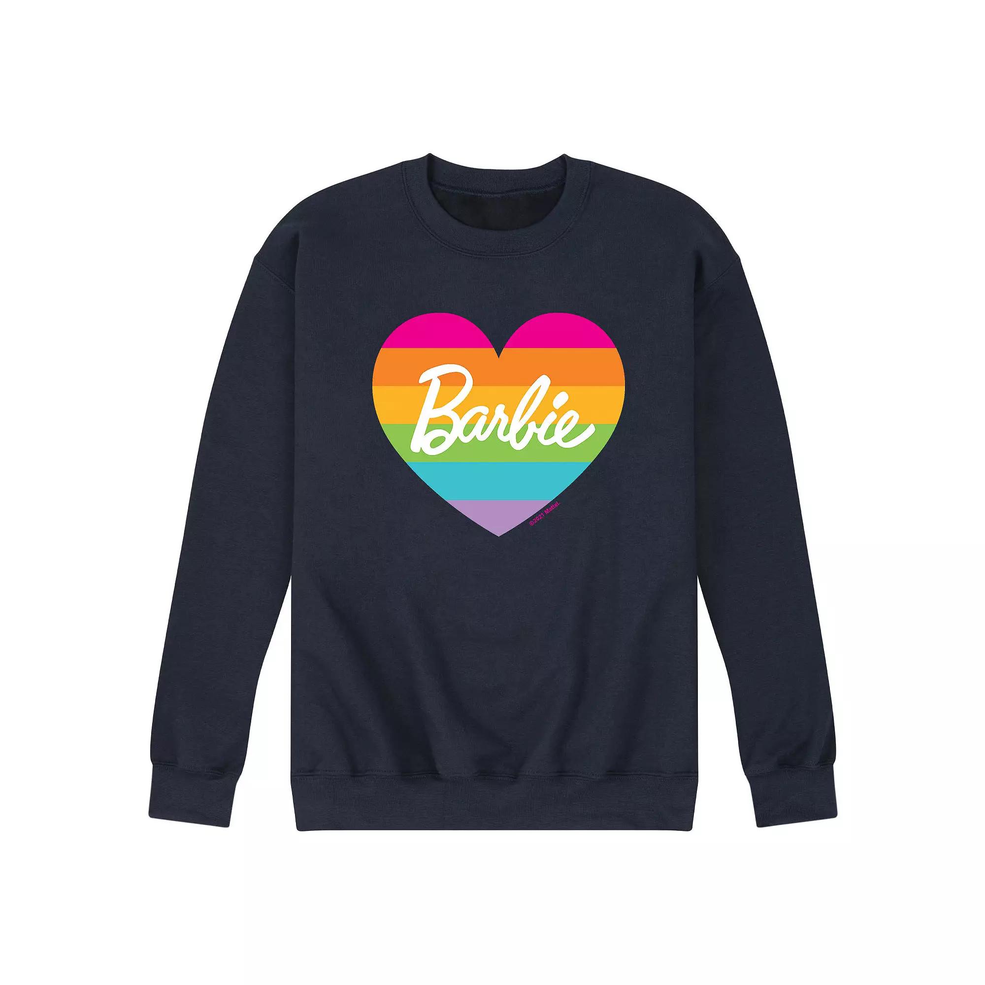 Men's Barbie Pride Rainbow Fleece Sweatshirt,  Product Image