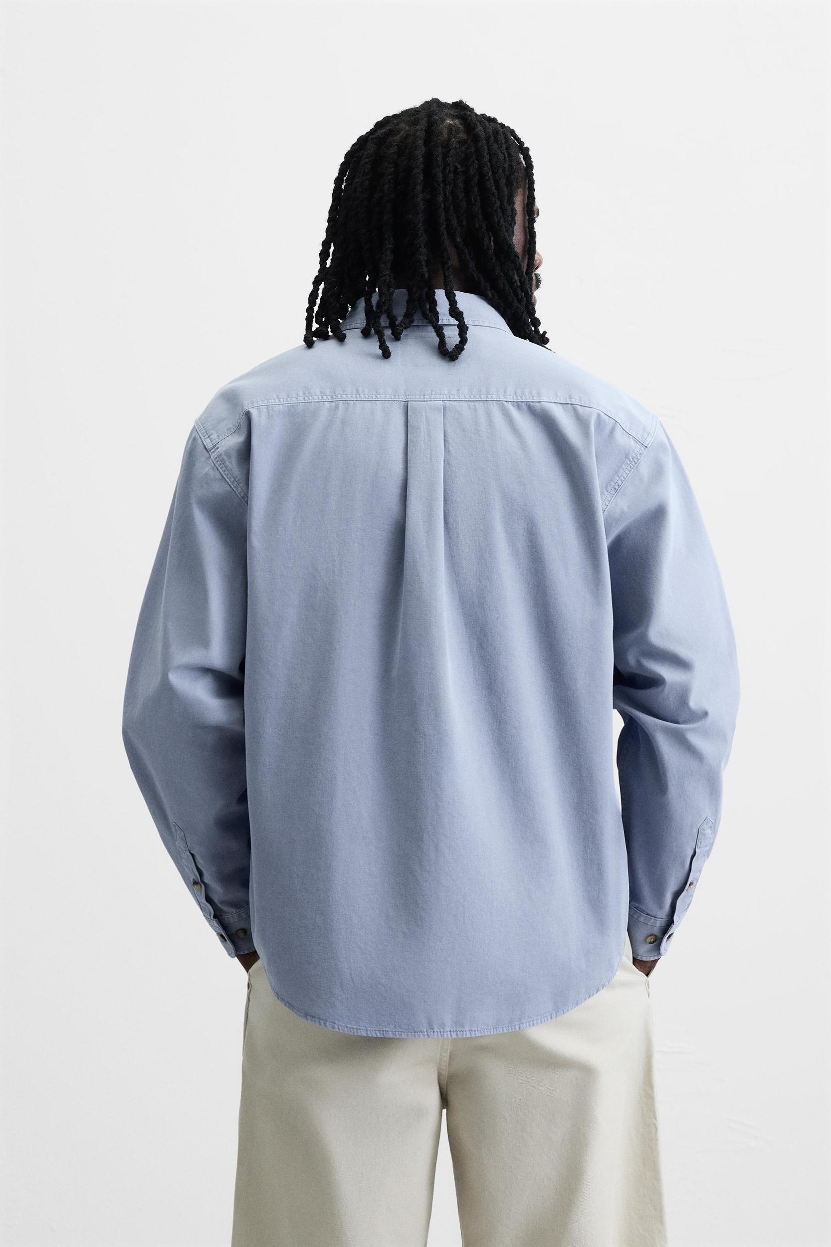 RELAXED FIT WASHED SHIRT Product Image