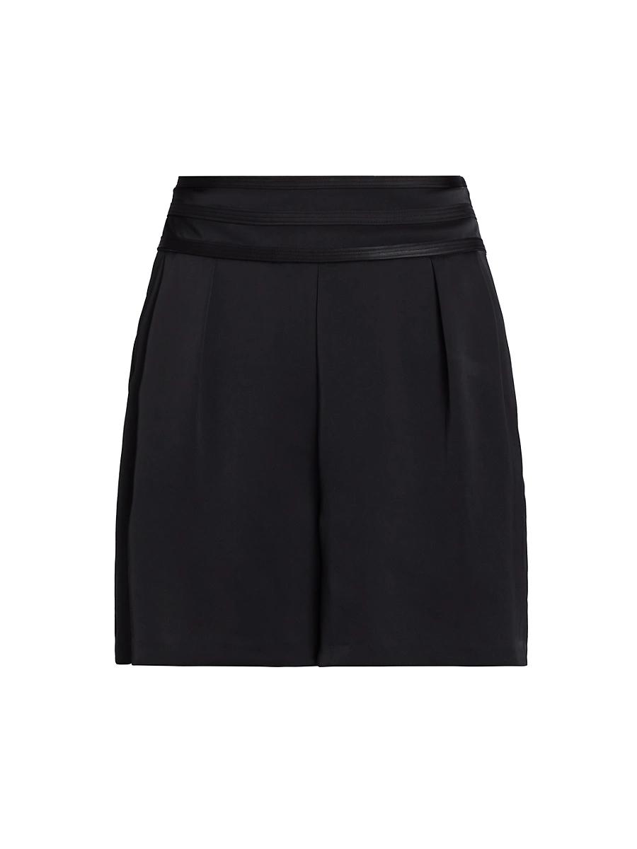 Womens Joss Pleated Shorts Size 0 Product Image