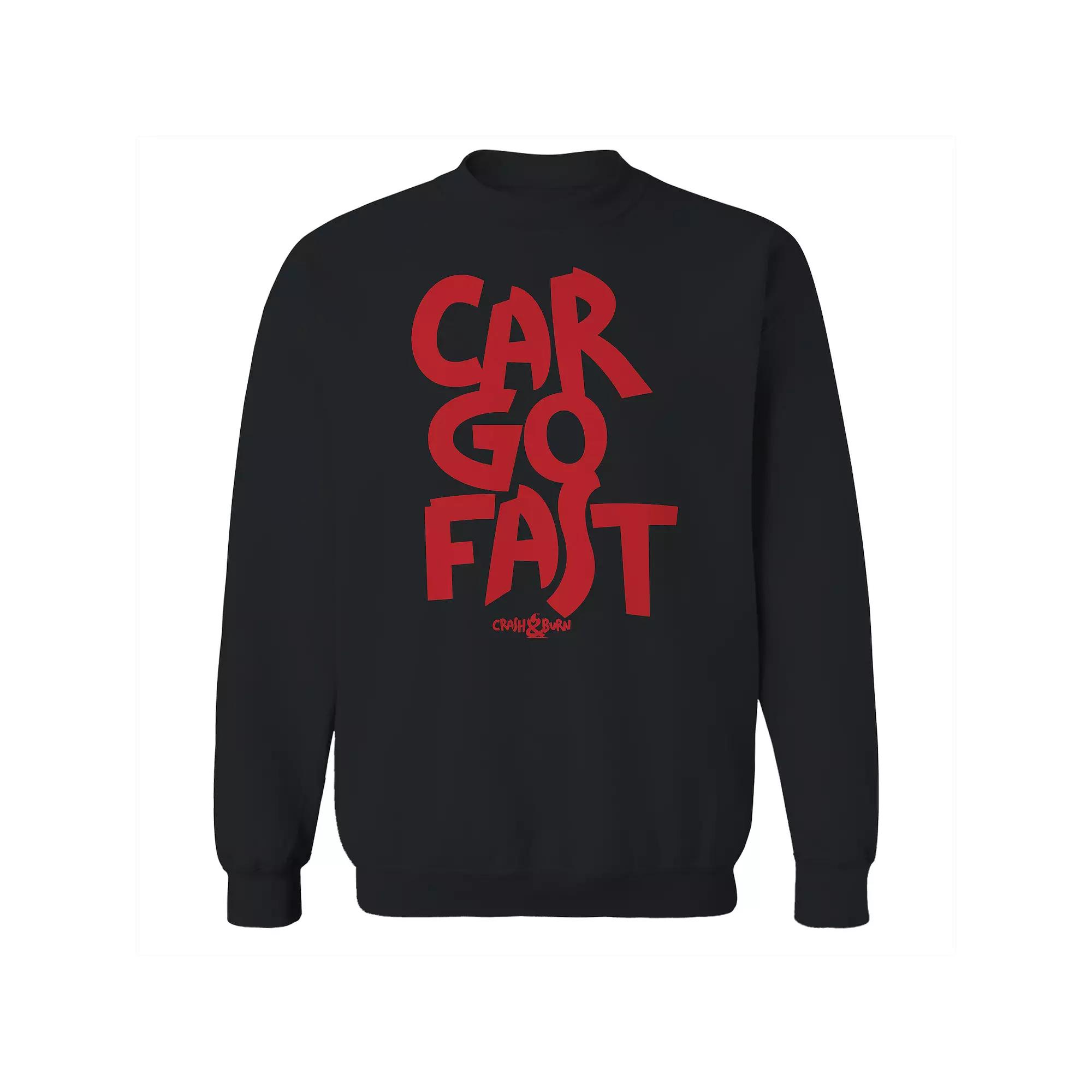 Men's COLAB89 Car Go Fast Red Graphic Sweatshirt, Adult Unisex,  Product Image