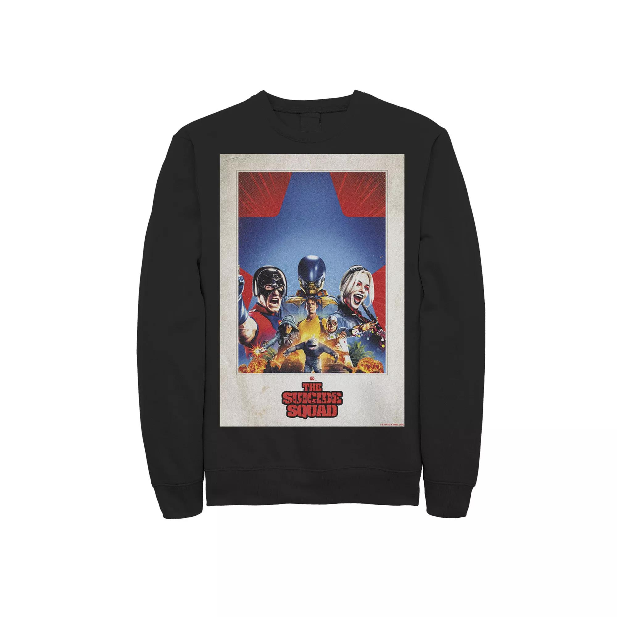 Men's The Suicide Squad Polaroid Group Poster Sweatshirt, Boy's,  Product Image