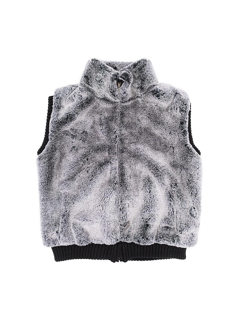 Womens Faux Rex Rabbit Vest Product Image