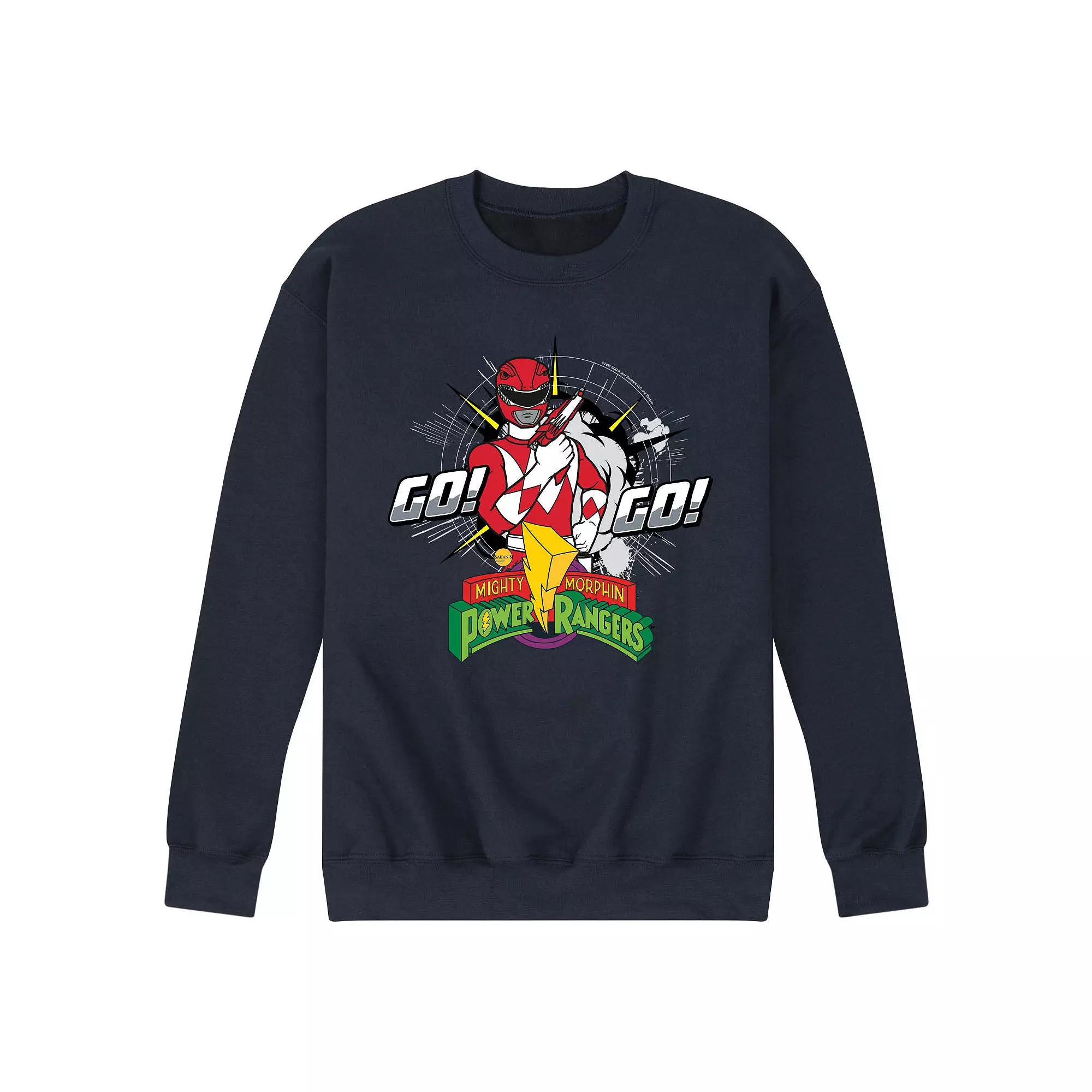 Men's Power Rangers Red Ranger Sweatshirt,  Product Image