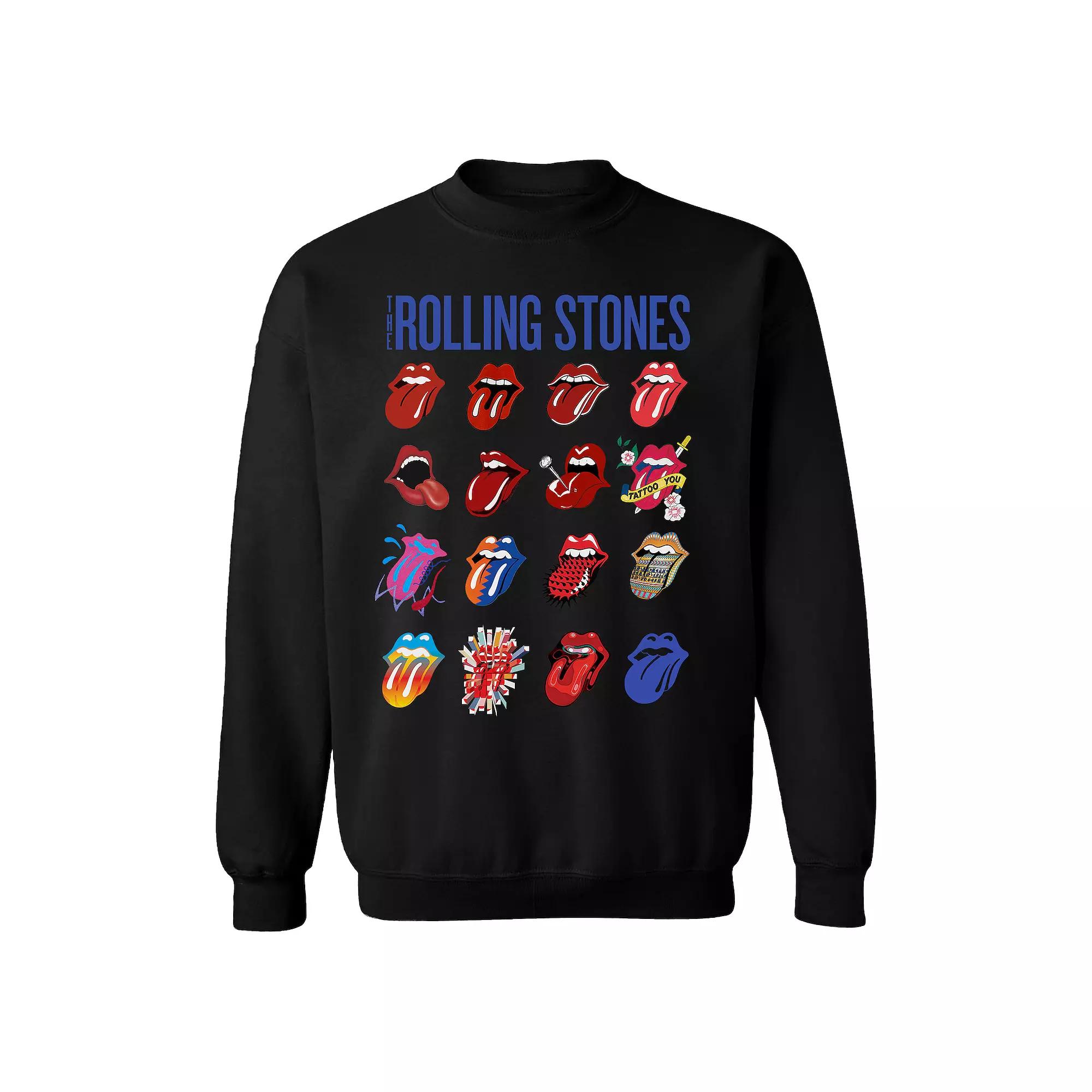 Men's Rolling Stones Blue Lonesome Sweatshirt, Size: XXL, Black Product Image