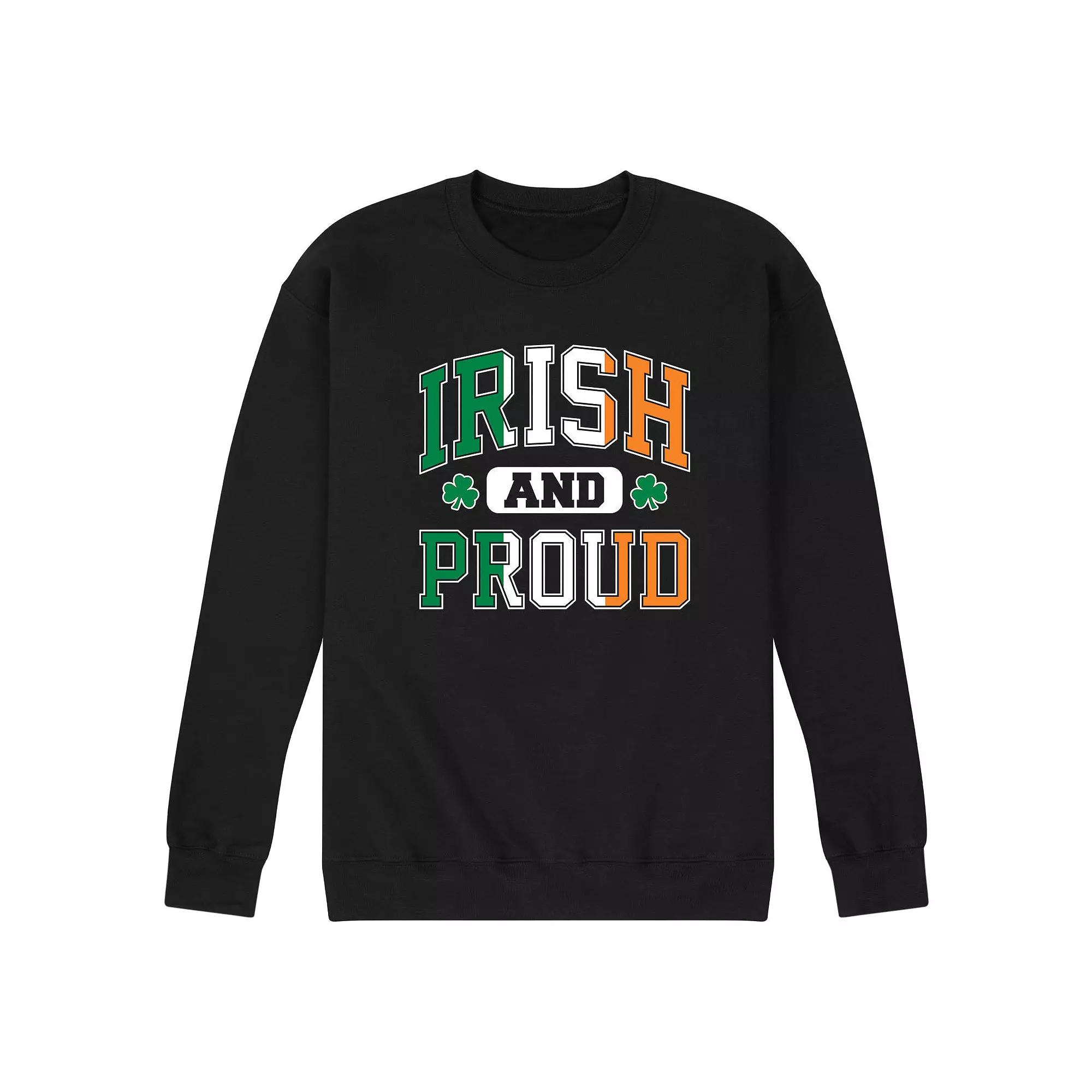 Men's Irish And Proud Sweatshirt,  Product Image