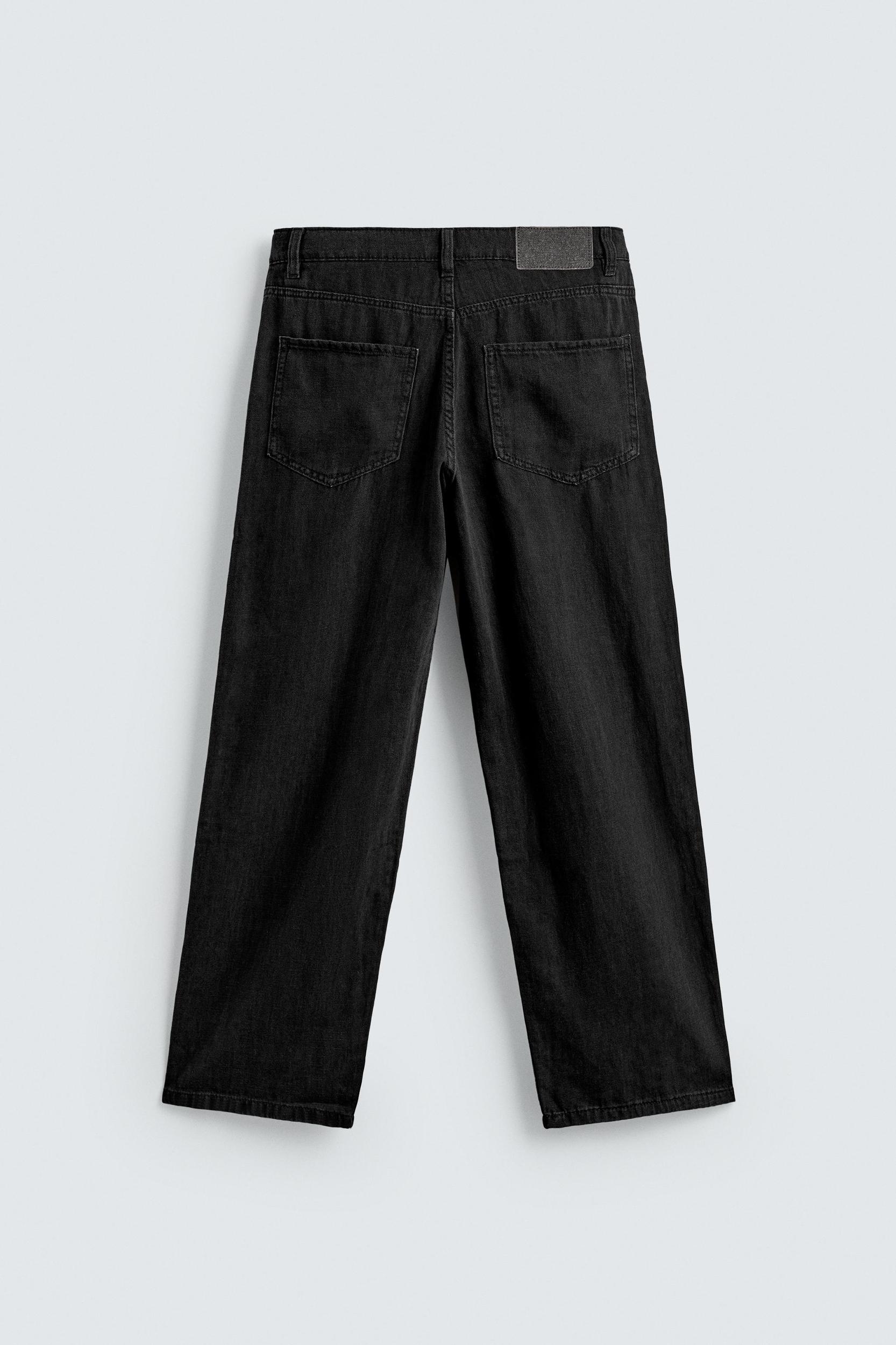 LIGHTWEIGHT LOOSE WIDE FIT JEANS Product Image