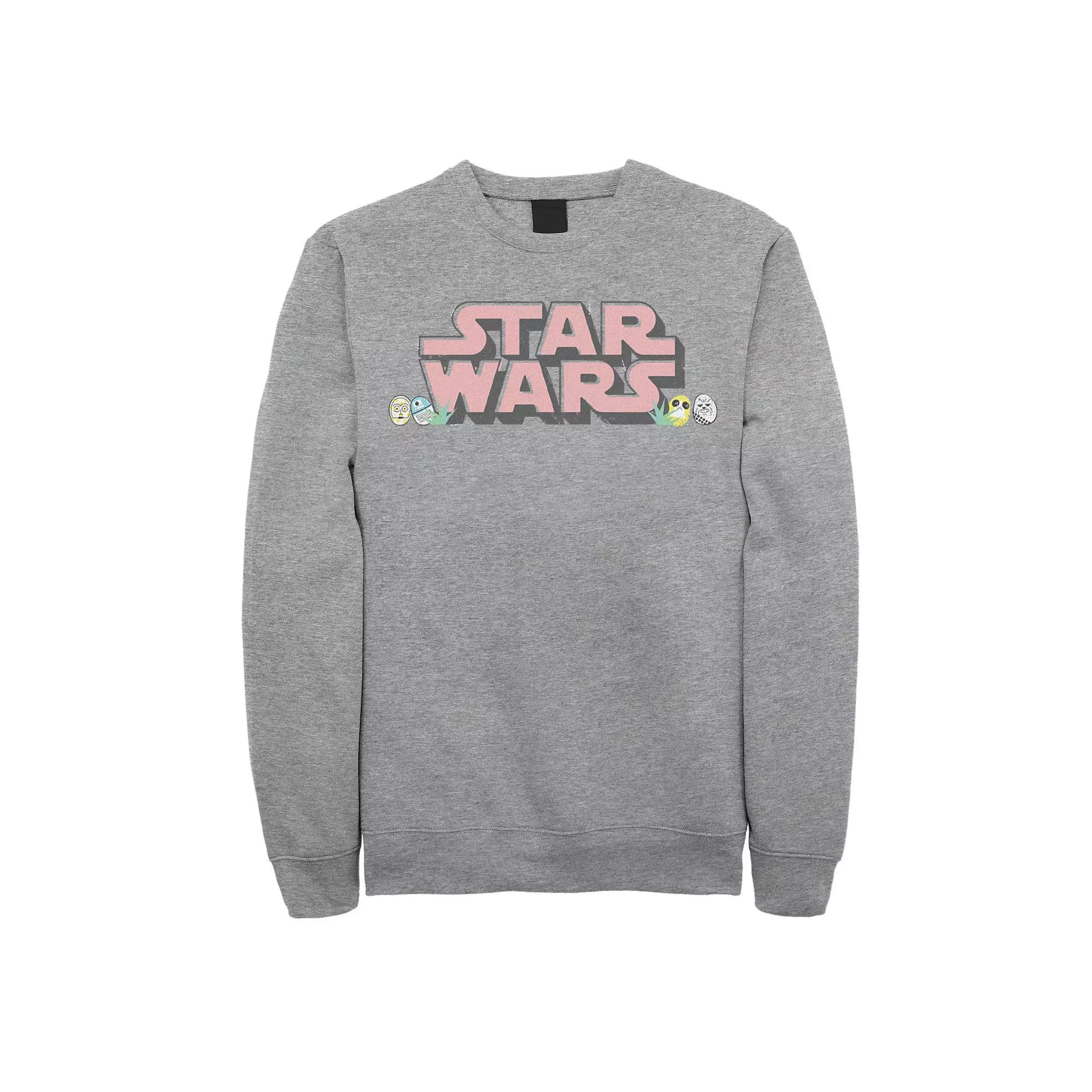 Men's Star Wars Easter Themed Chest Logo Sweatshirt,  Product Image
