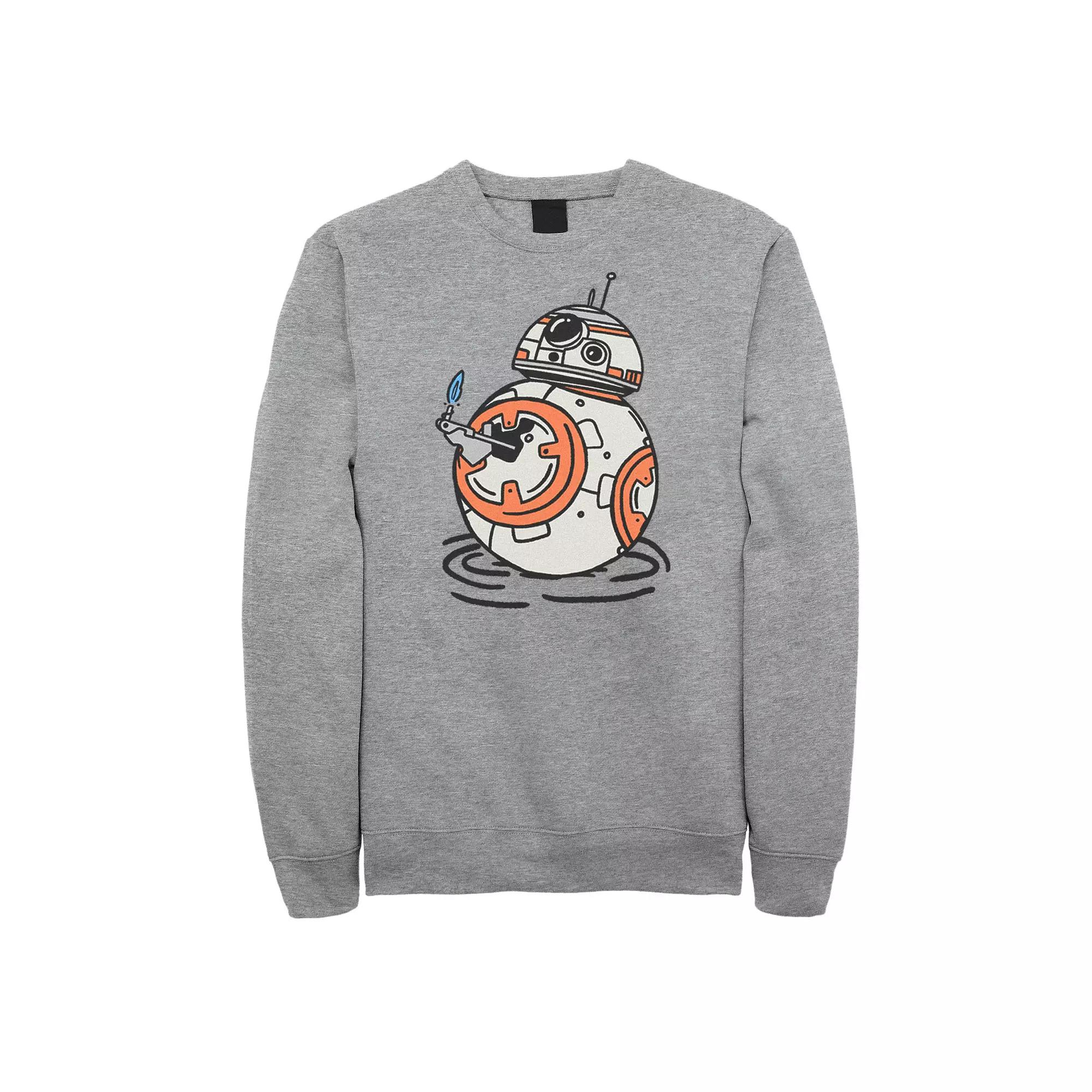 Men's Star Wars The Rise of Skywalker BB-8 Lighter Fleece Graphic Top,  Product Image
