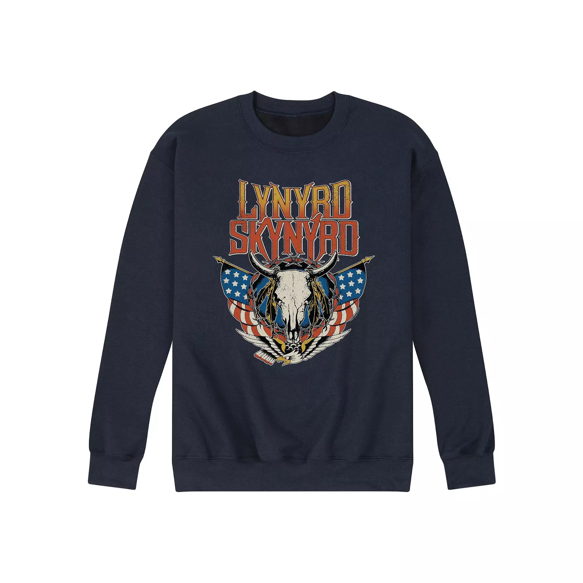 Men's Lynyrd Skynyrd Steer Skull Graphic Fleece,  Product Image