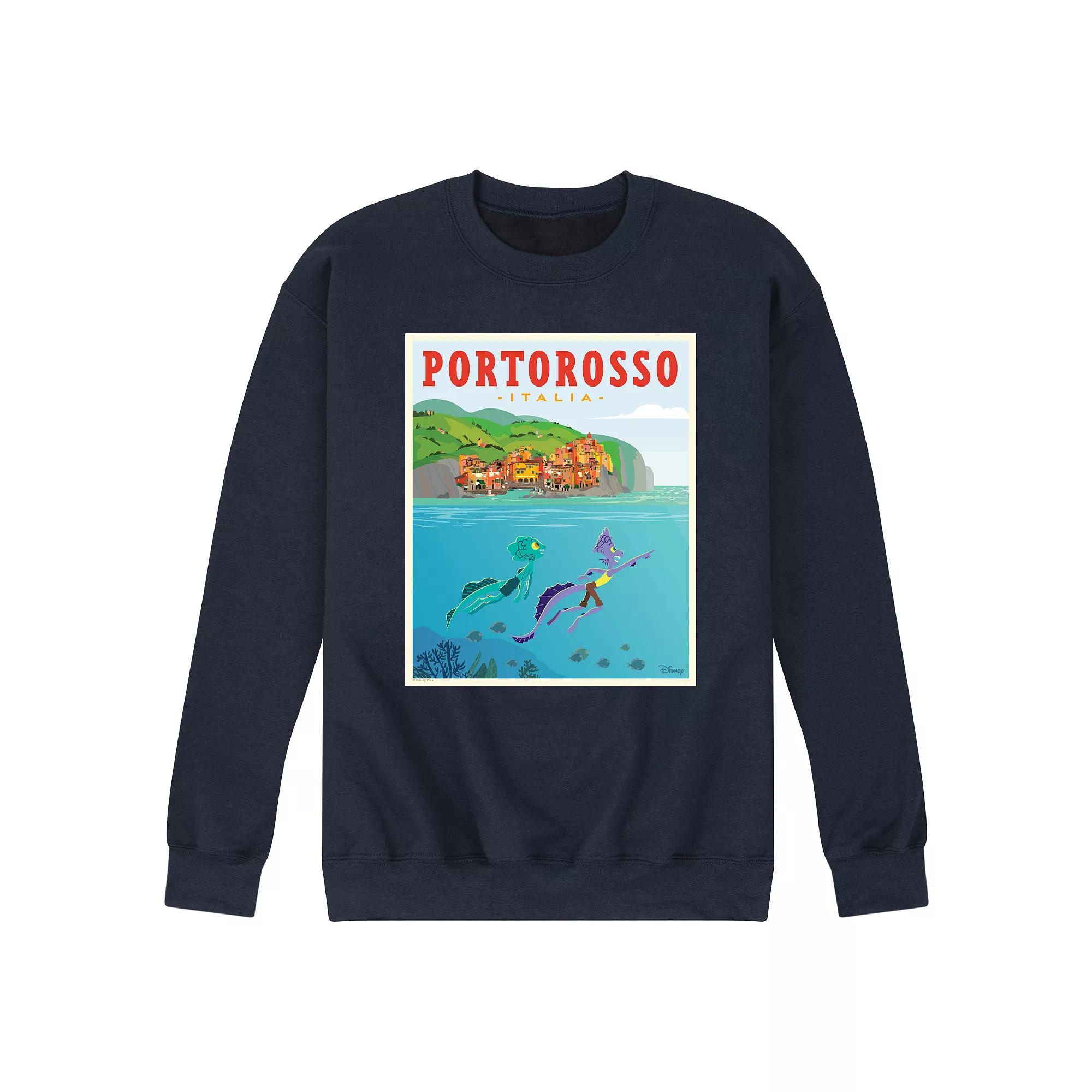 Disney's Luca Men's Portorossa Italy Fleece Sweatshirt,  Product Image