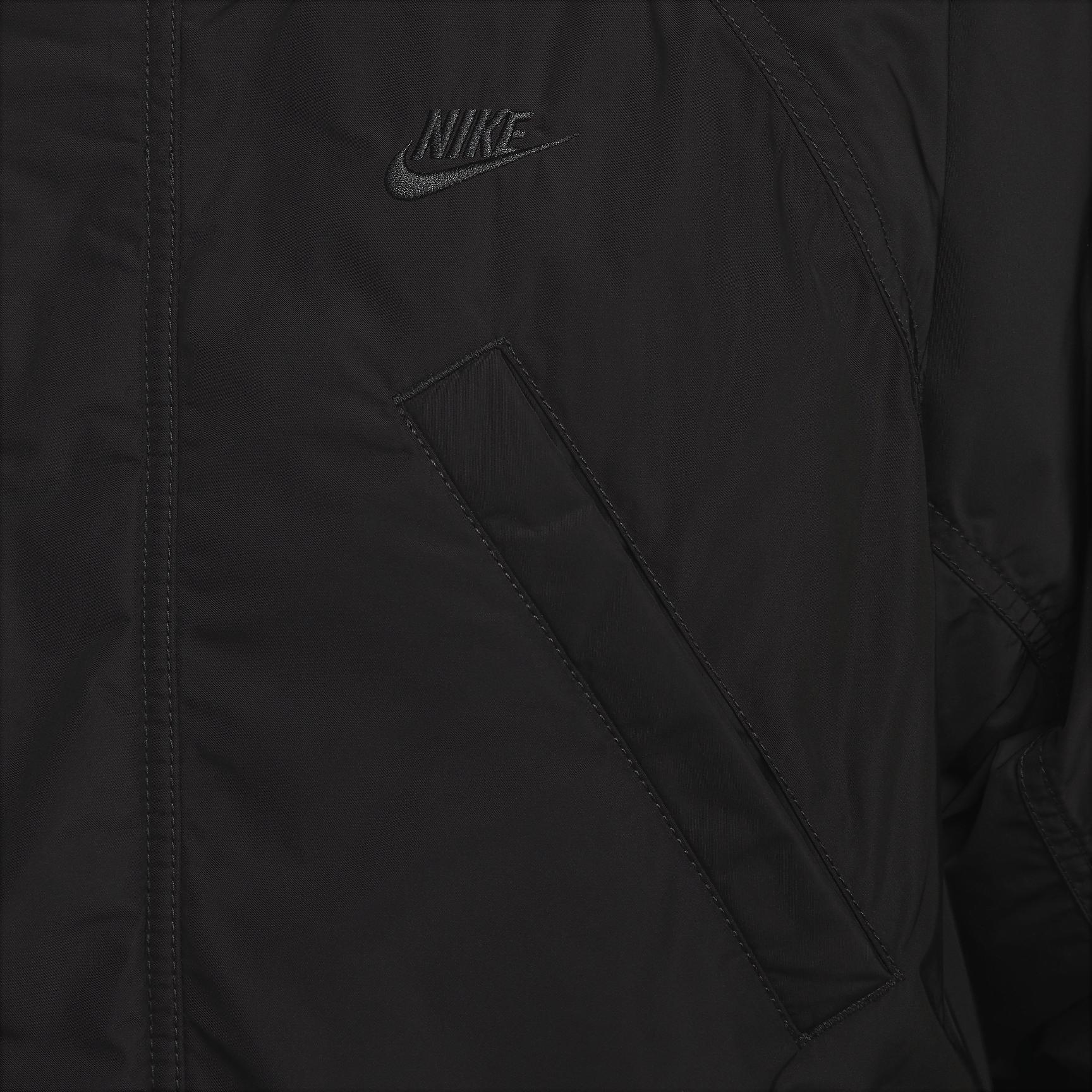 Nike Mens Sportswear Club Fleece Therma-FIT Parka in Khaki/BLACK Product Image