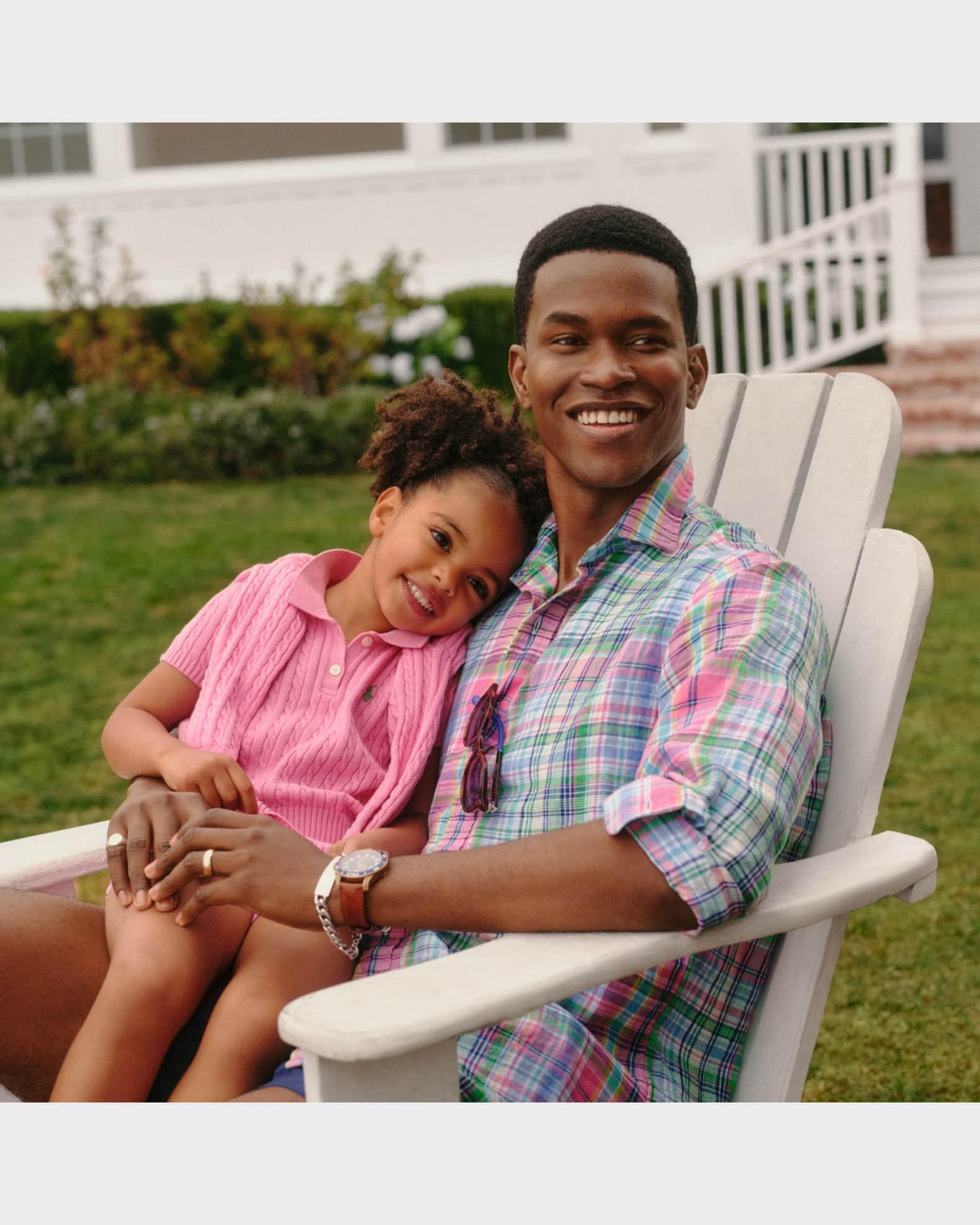 Men's Classic-Fit Slub Plaid Sport Shirt Product Image