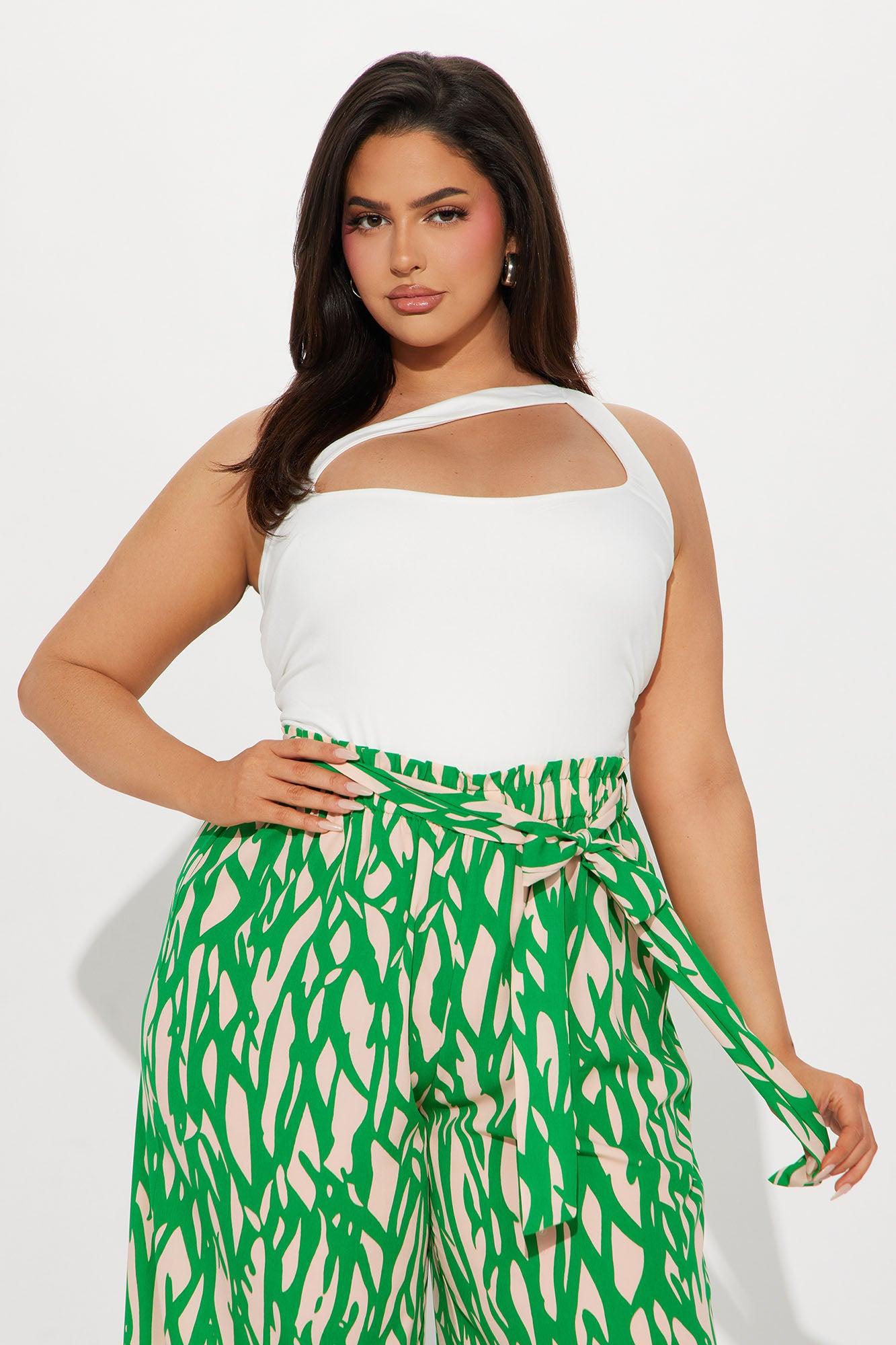 In The Tropics Jumpsuit - Green/combo Product Image