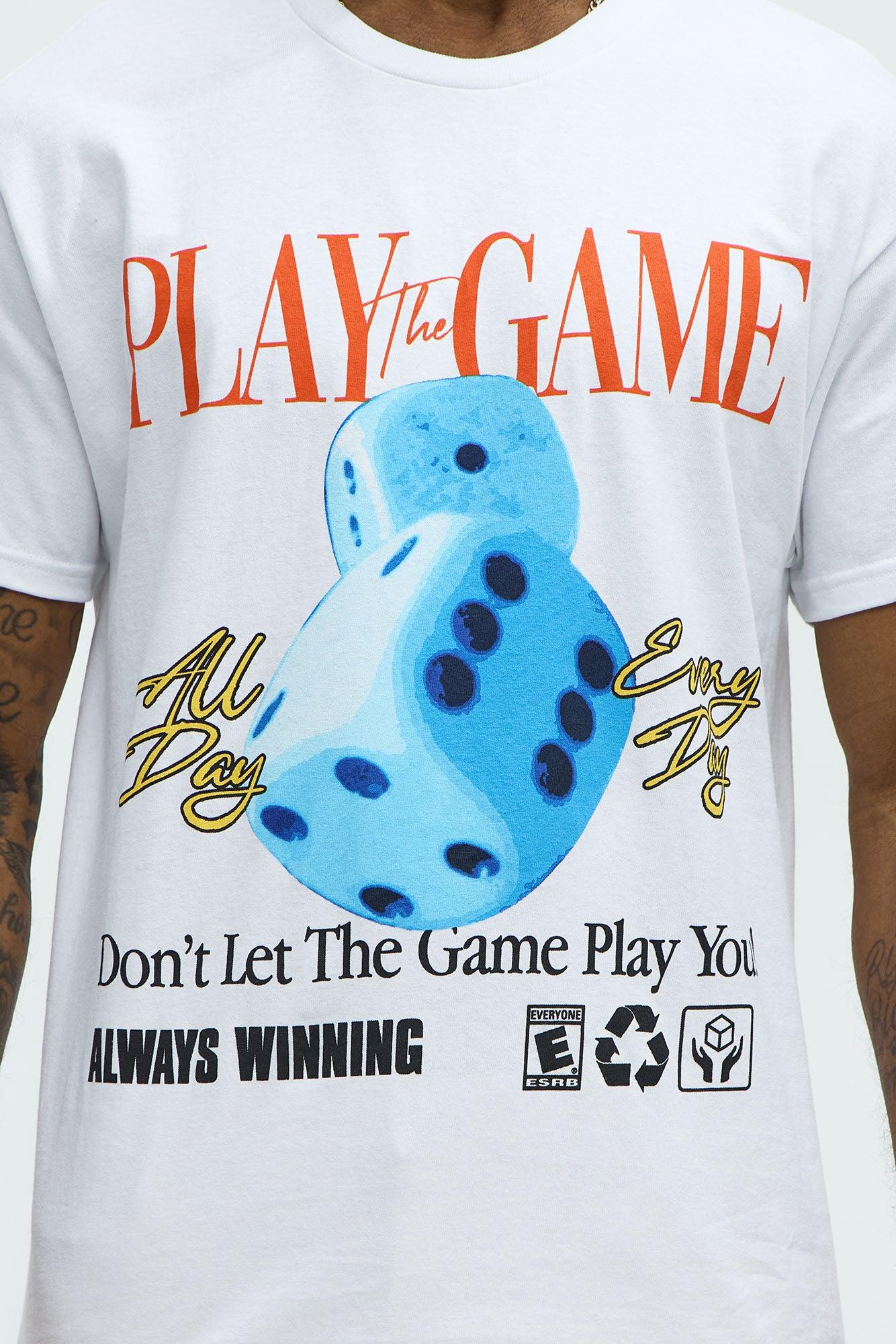 Play The Game Short Sleeve Tee - White Product Image