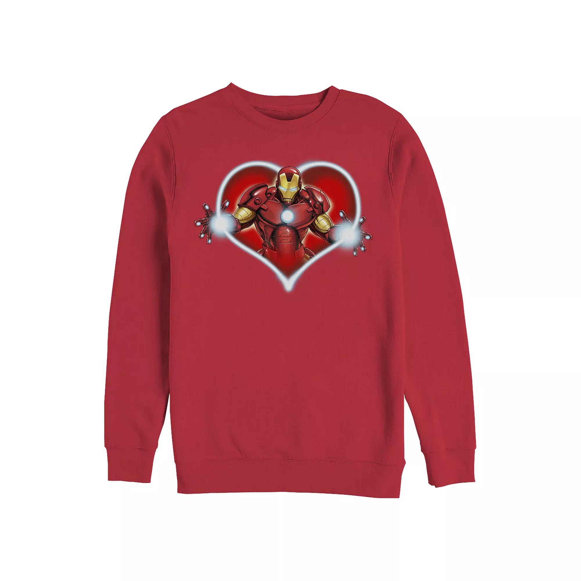 Marvel's Iron Man Heart Blast Men's Graphic Fleece,  Product Image