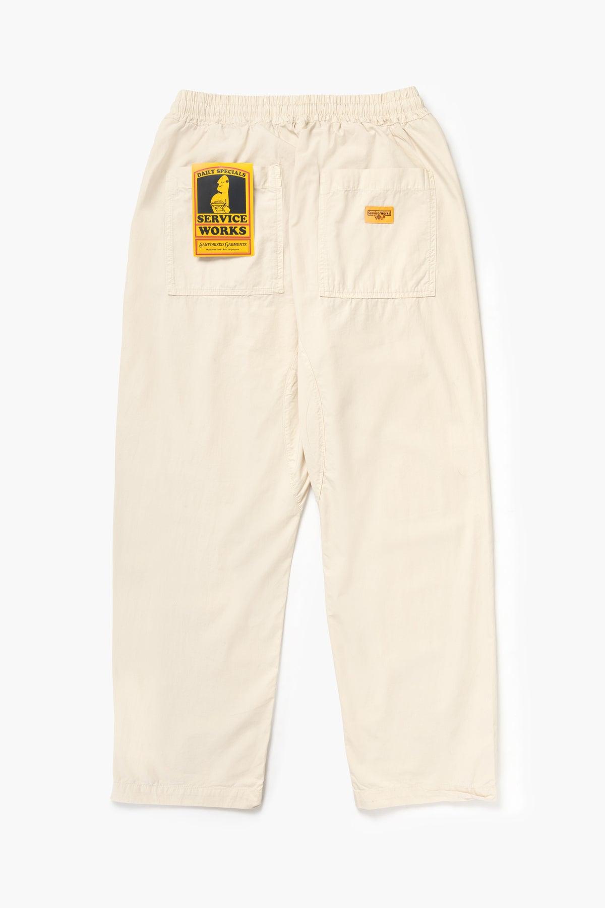 Service Works - Poplin Chef Pants - White Oak Product Image
