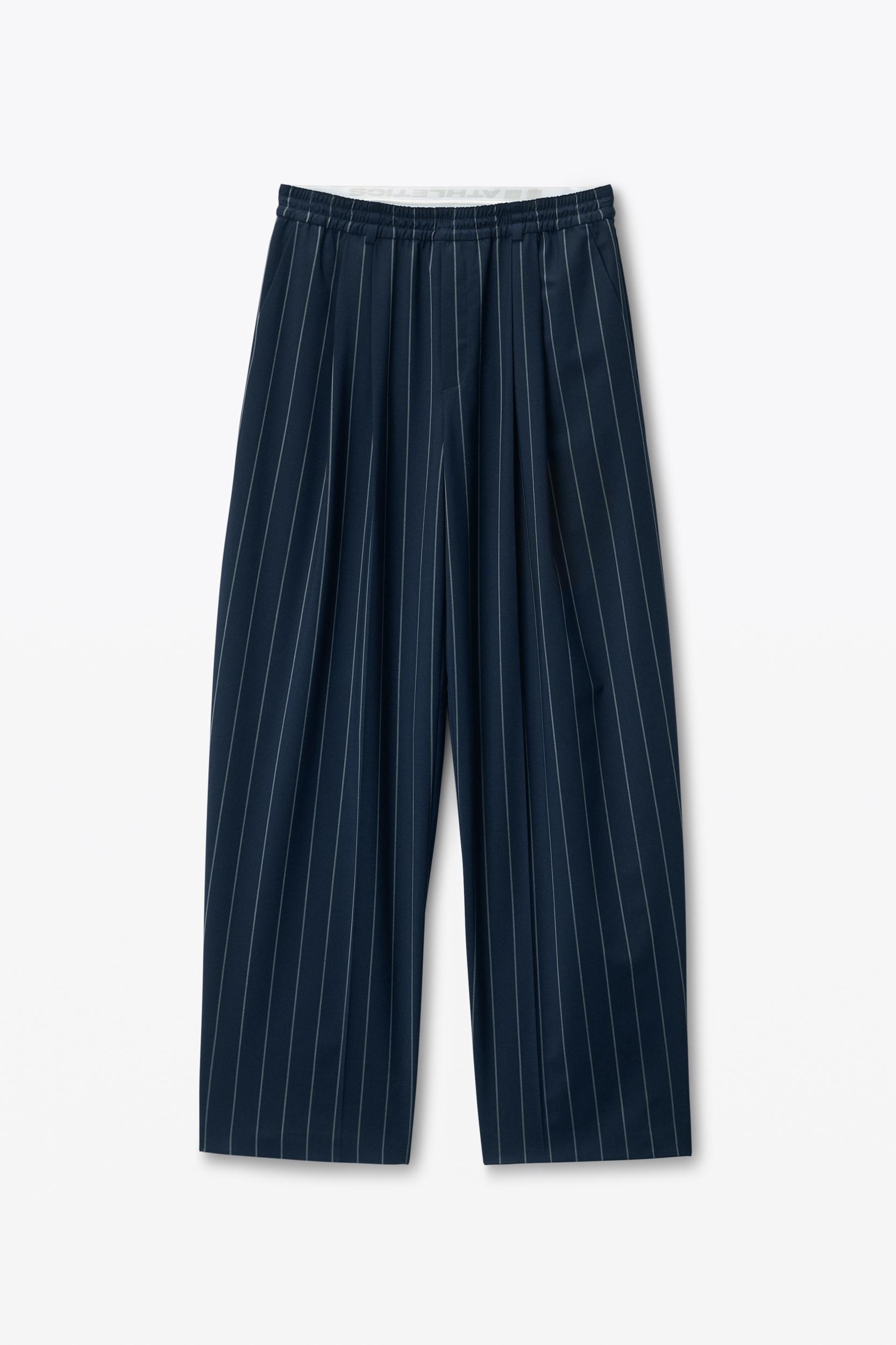 Pinstripe Tropical Wool Stretch Pant Product Image