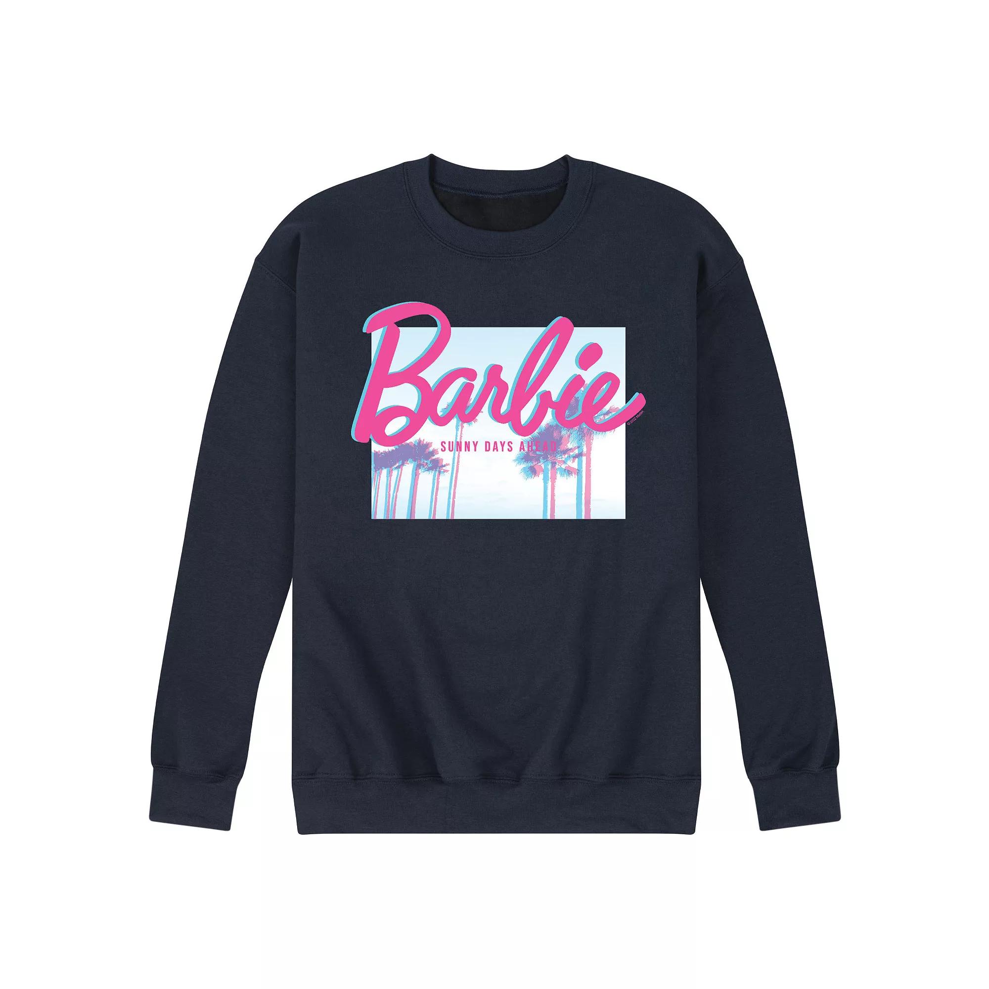 Men's Barbie Dream Summer Sunny Days Fleece Sweatshirt,  Product Image