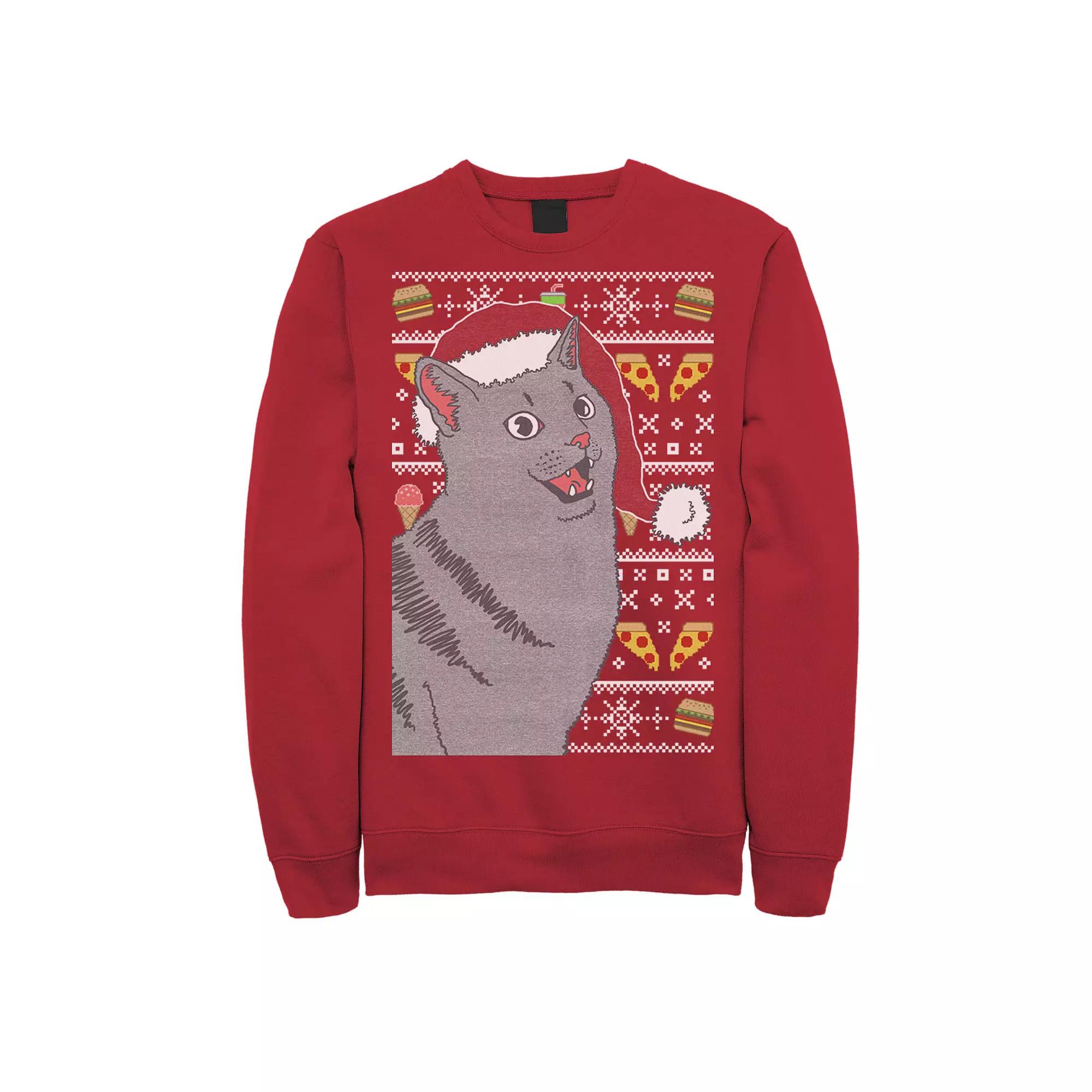 Men's Surprised Cat Product Image