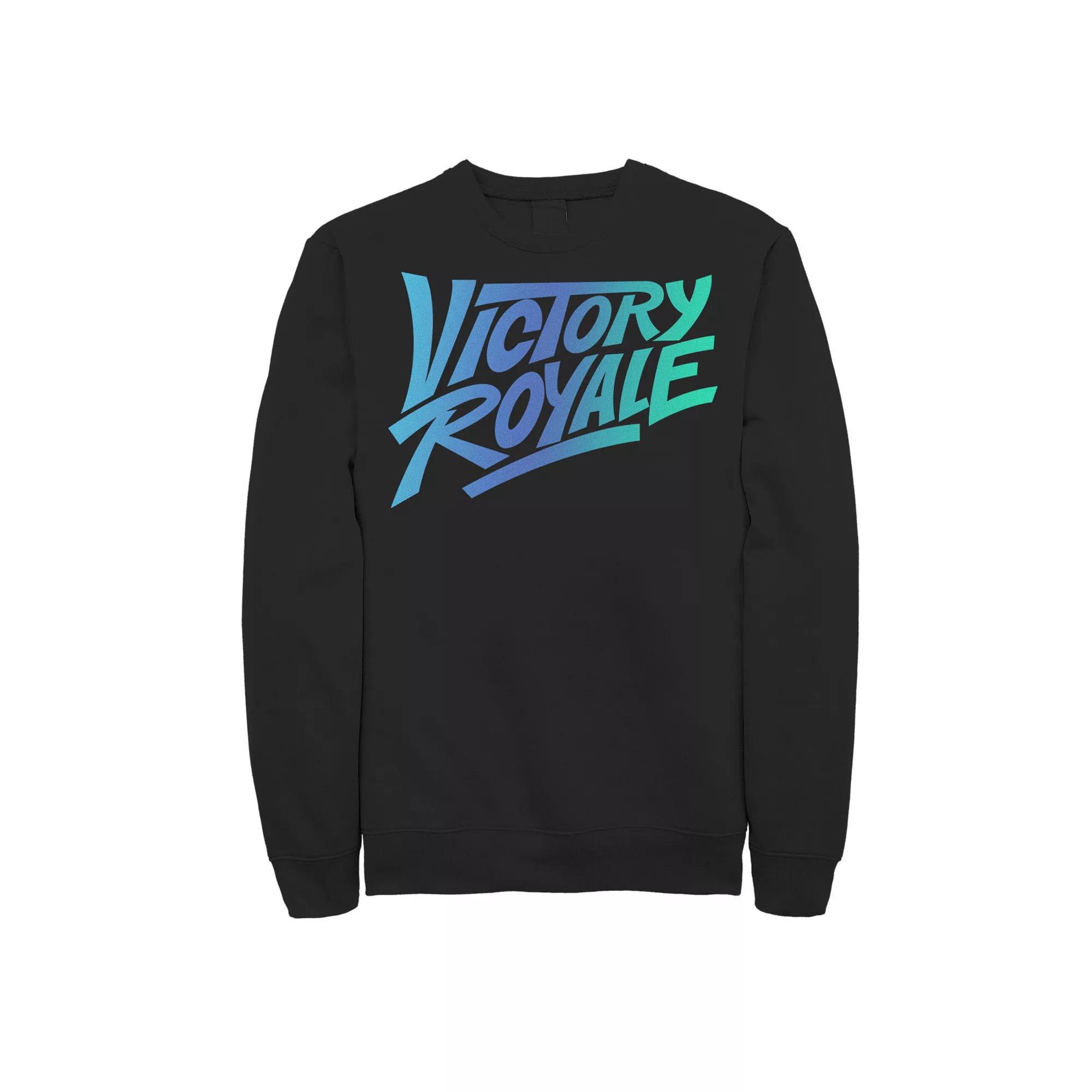 Men's Fortnite Victory Royale Gradient Logo Sweatshirt,  Product Image