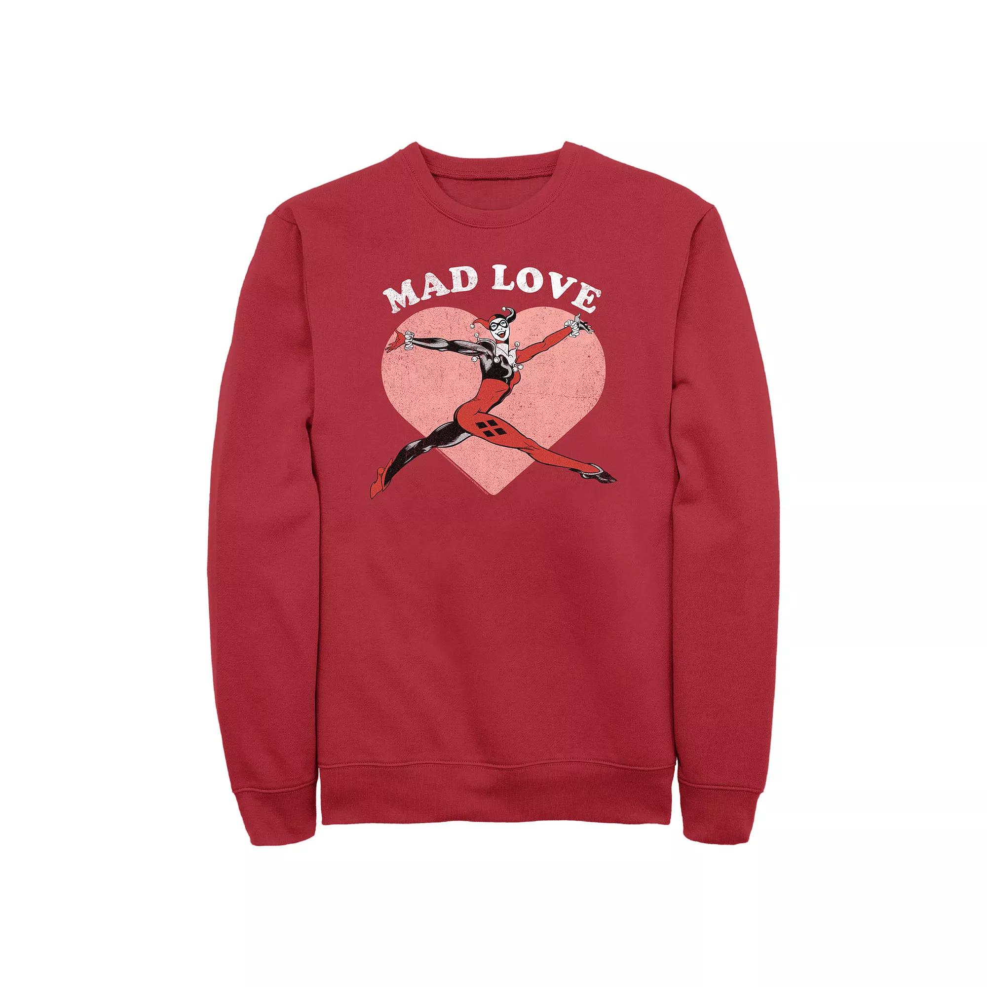 Men's Batman Harley Quinn Mad Love Graphic Fleece,  Product Image