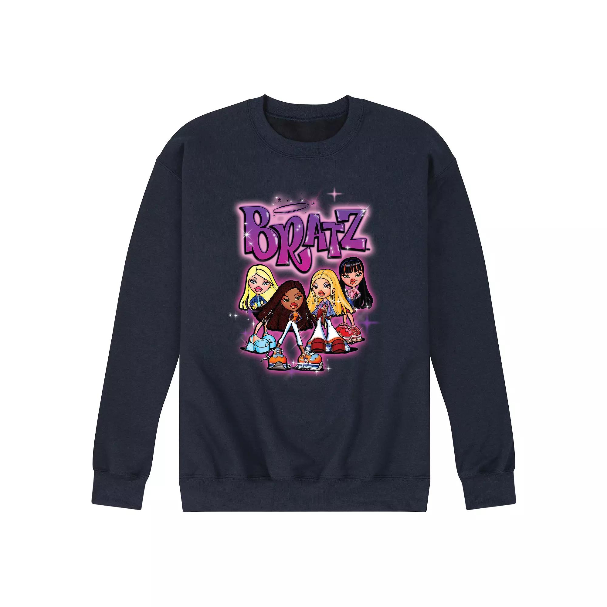 Men's Bratz Doll Group Fleece Sweatshirt,  Product Image