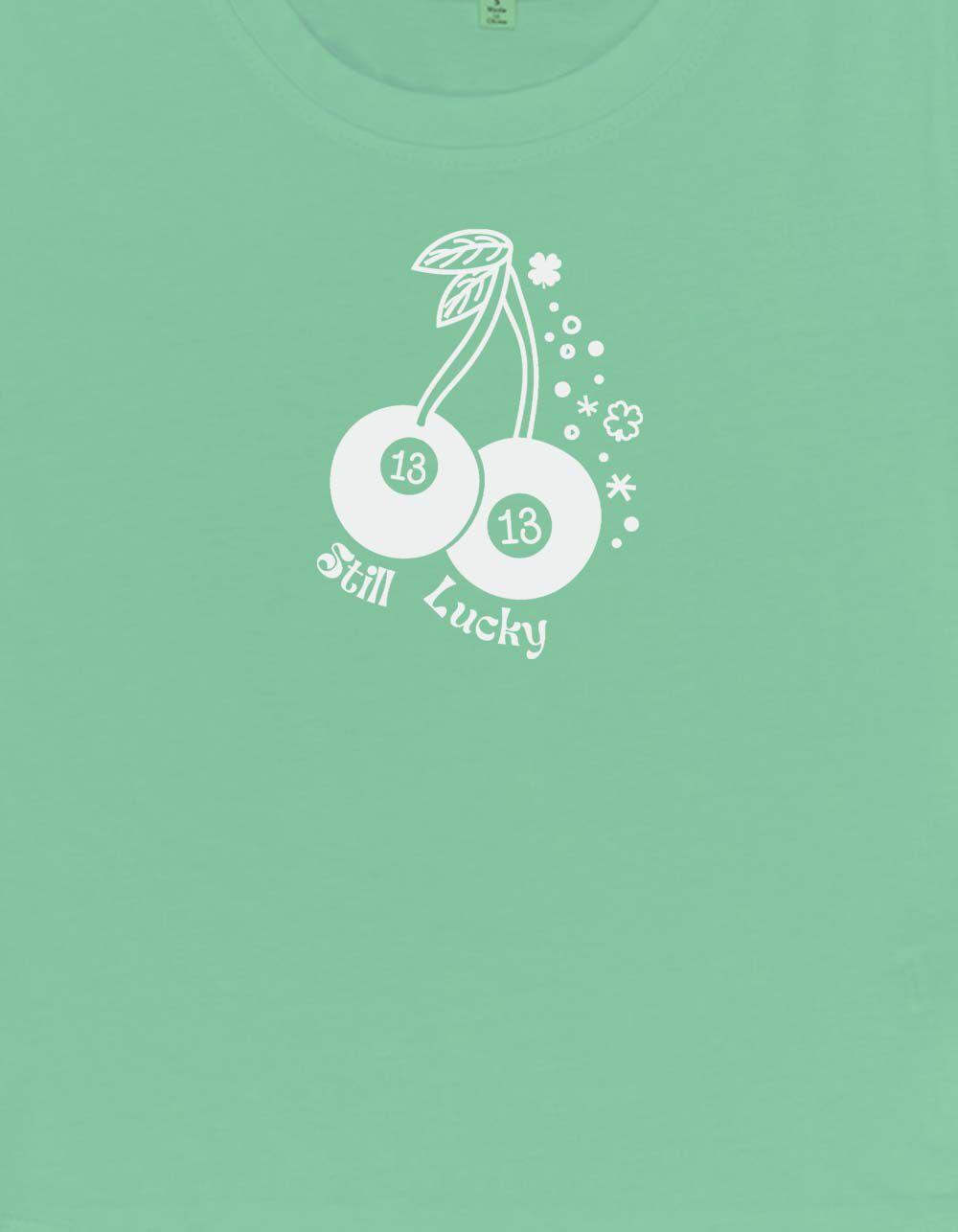 LUCKY 13 Charms Womens Baby Tee - MINT Product Image