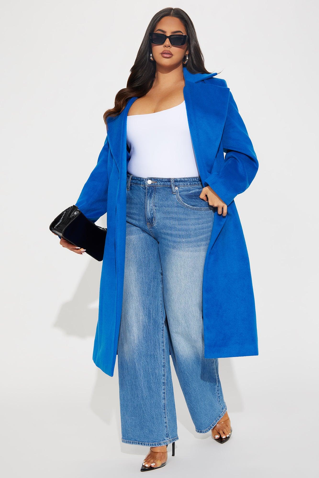 Camile Trench Coat - CobaltBlue Product Image