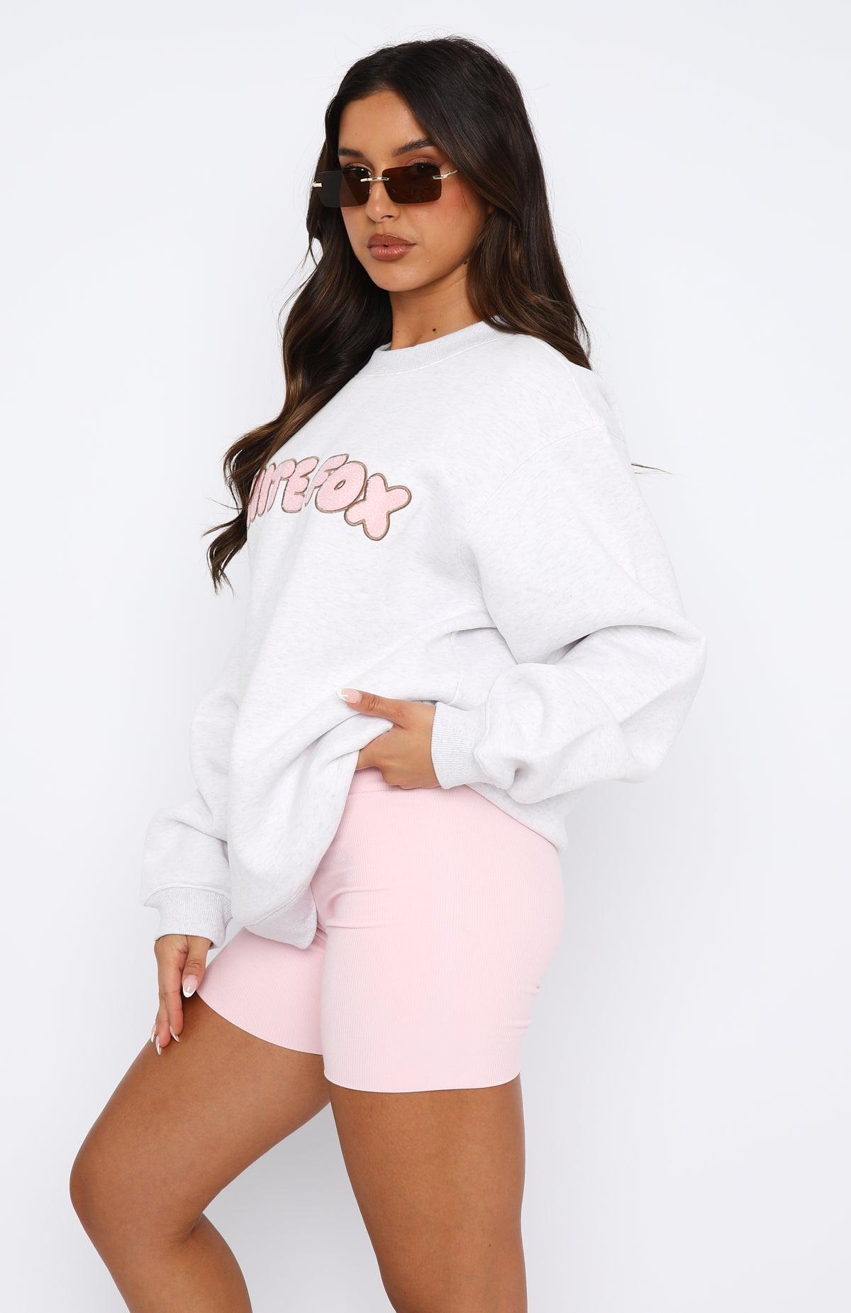 Sweet Treat Oversized Sweater Grey Marle Product Image