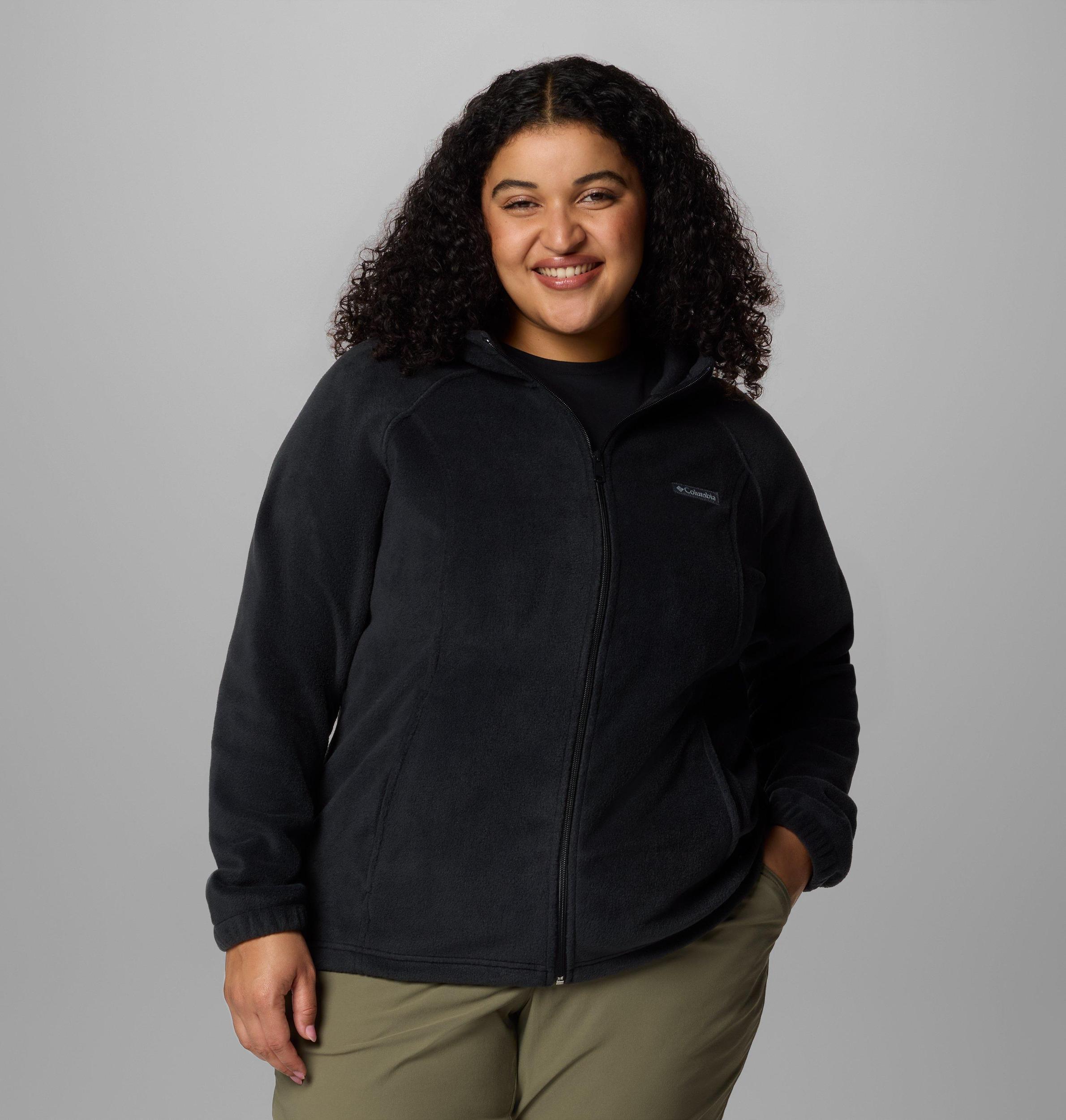 Columbia Womens Benton Springs Full Zip Fleece Hoodie - Plus Size- Product Image