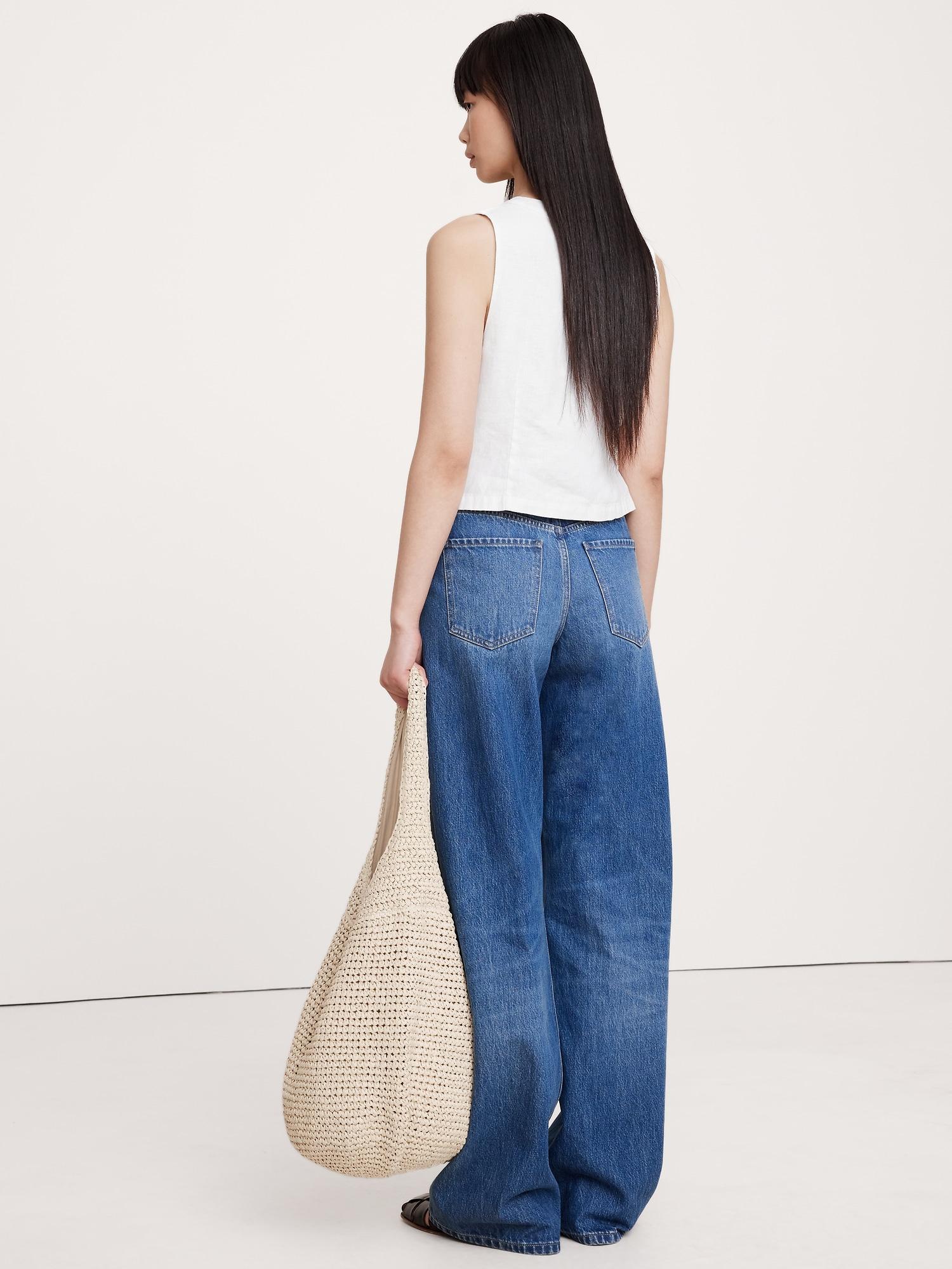 Lace-Trim Linen Vest Product Image